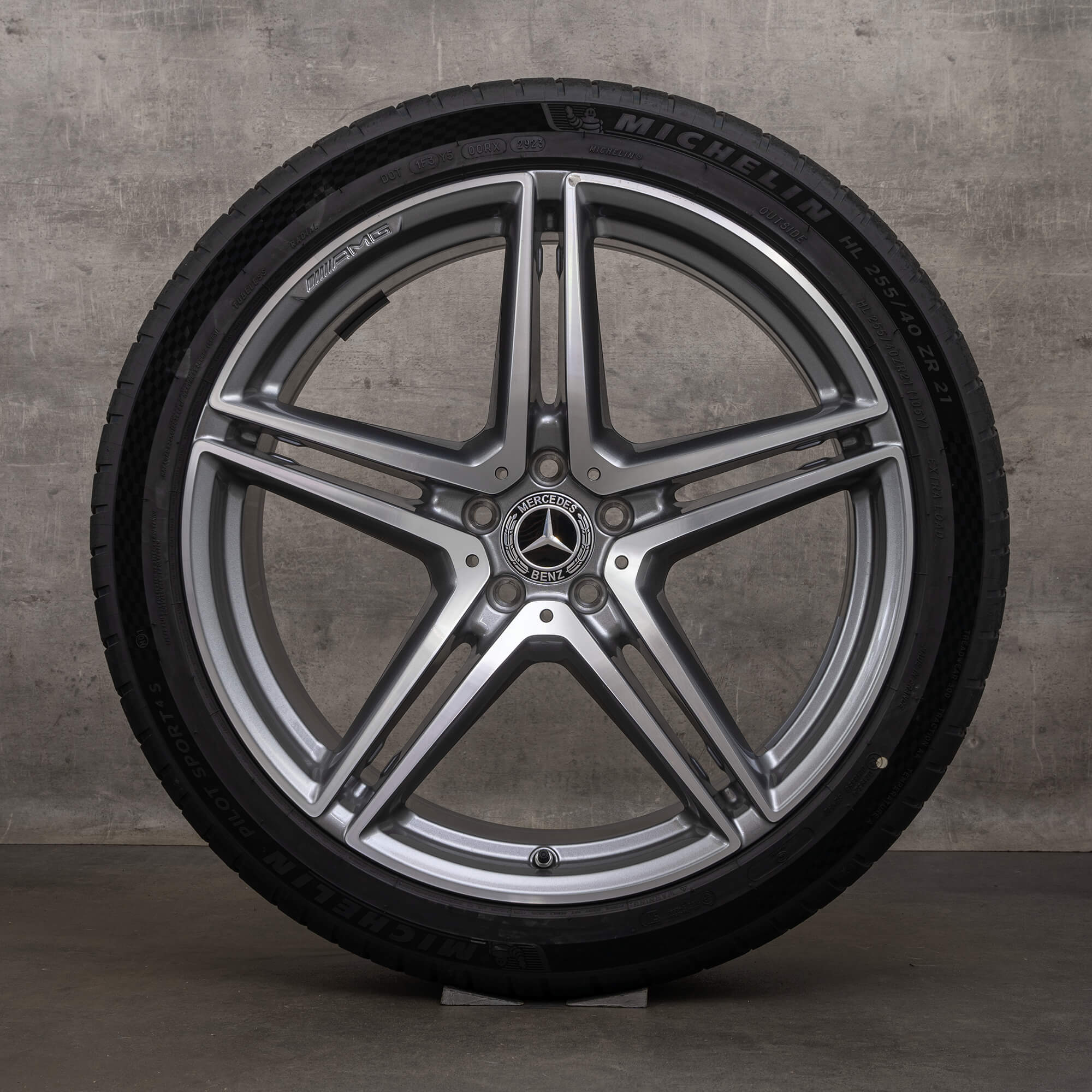 OEM Mercedes Benz S-Class S63 AMG rims 21 inch W223 E-Performance summer wheels A2234012100 A2234012200