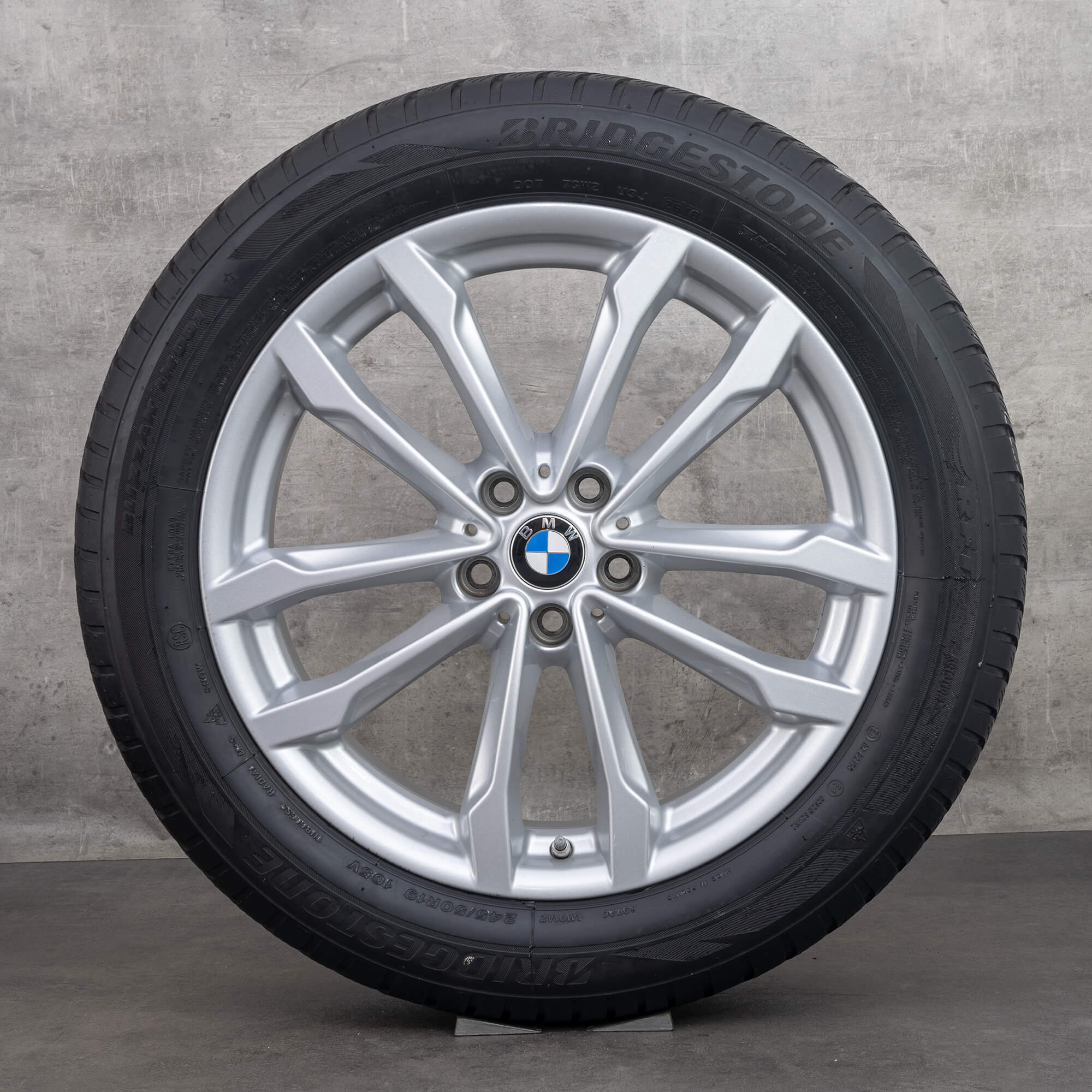 Jante BMW 19 inch X3 G01 X4 G02 stil 691 anvelope de iarna roti OEM iarna