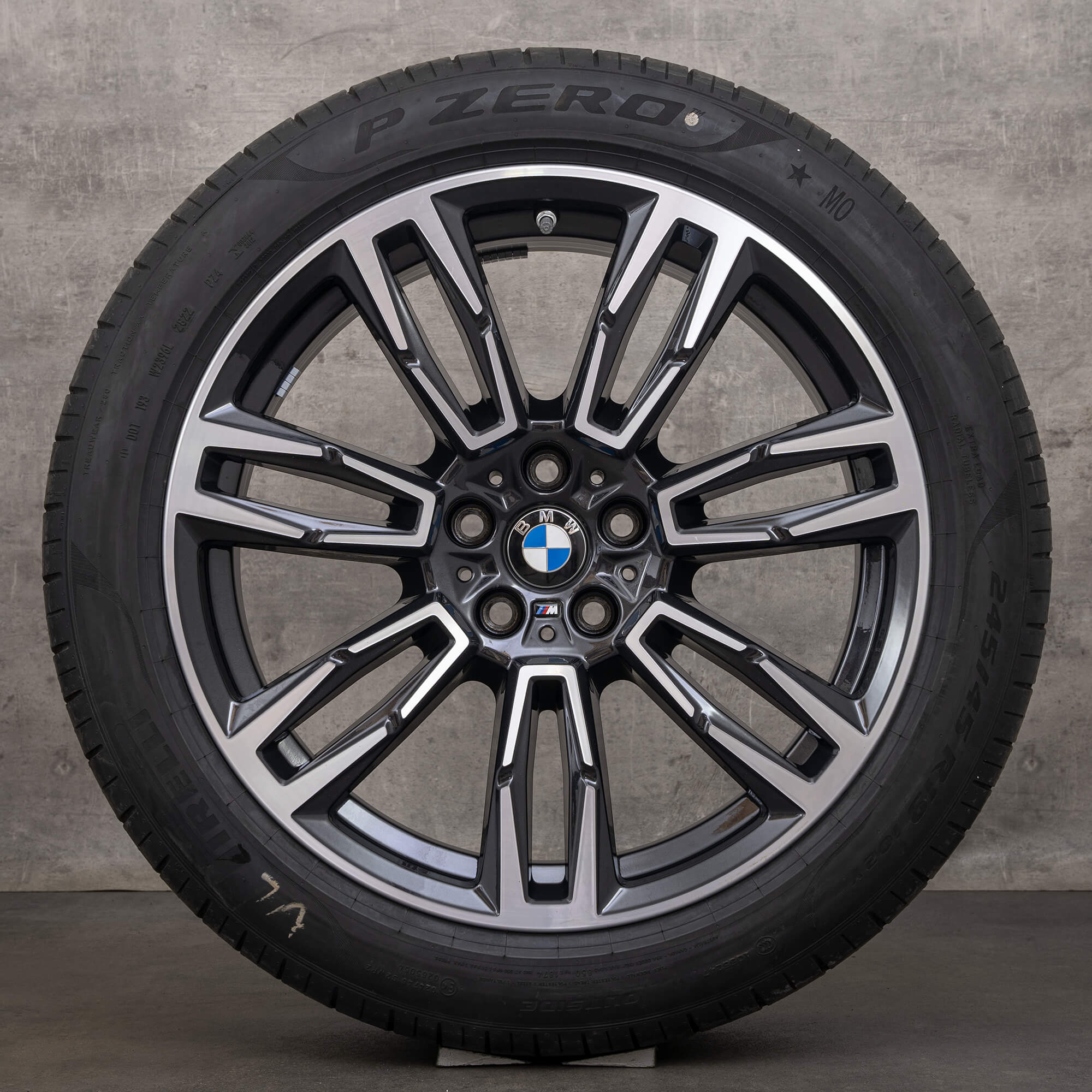 BMW Série 5 G60 G61 i5 rodas de verão jantes 19 polegadas pneus 5A324E0 estilo