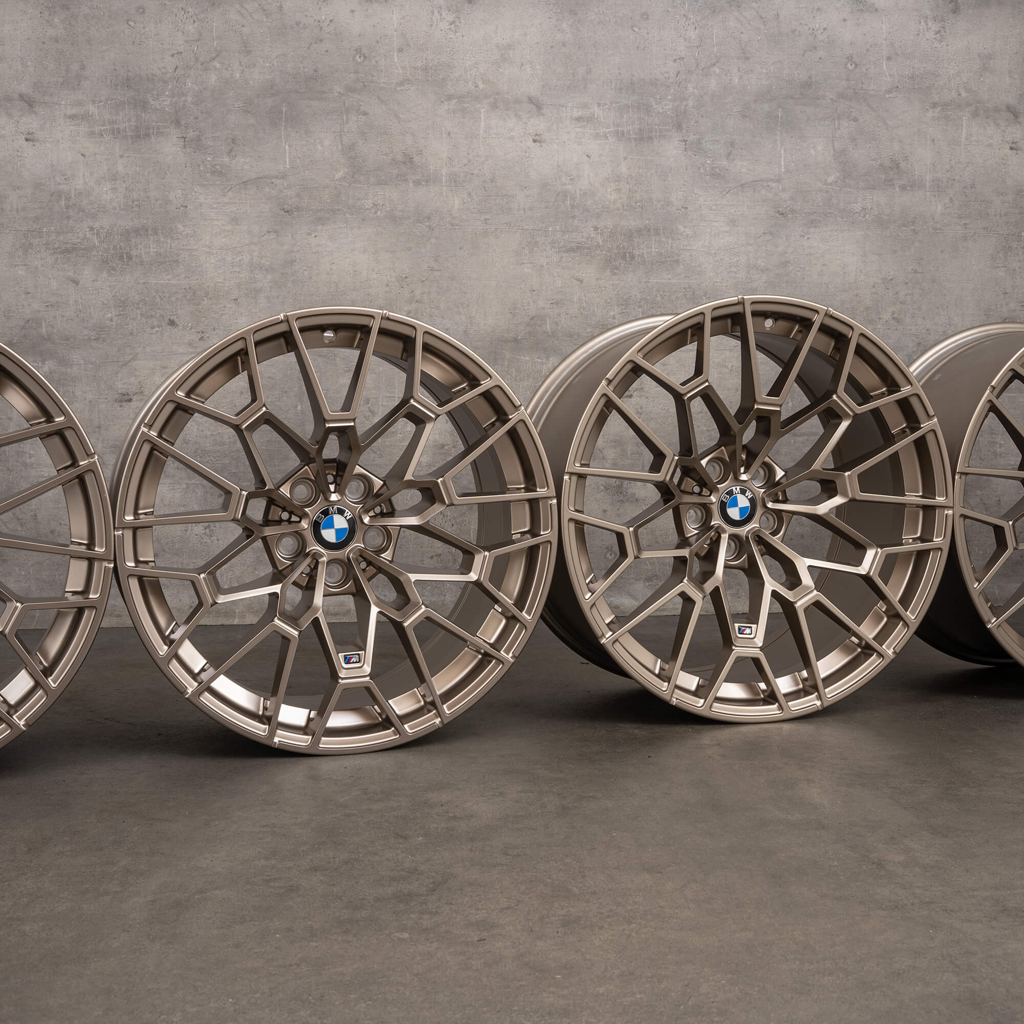 BMW M2 G87 M3 G80 G81 M4 G82 Styling 827 M 19 20 tums fälgar guld nya