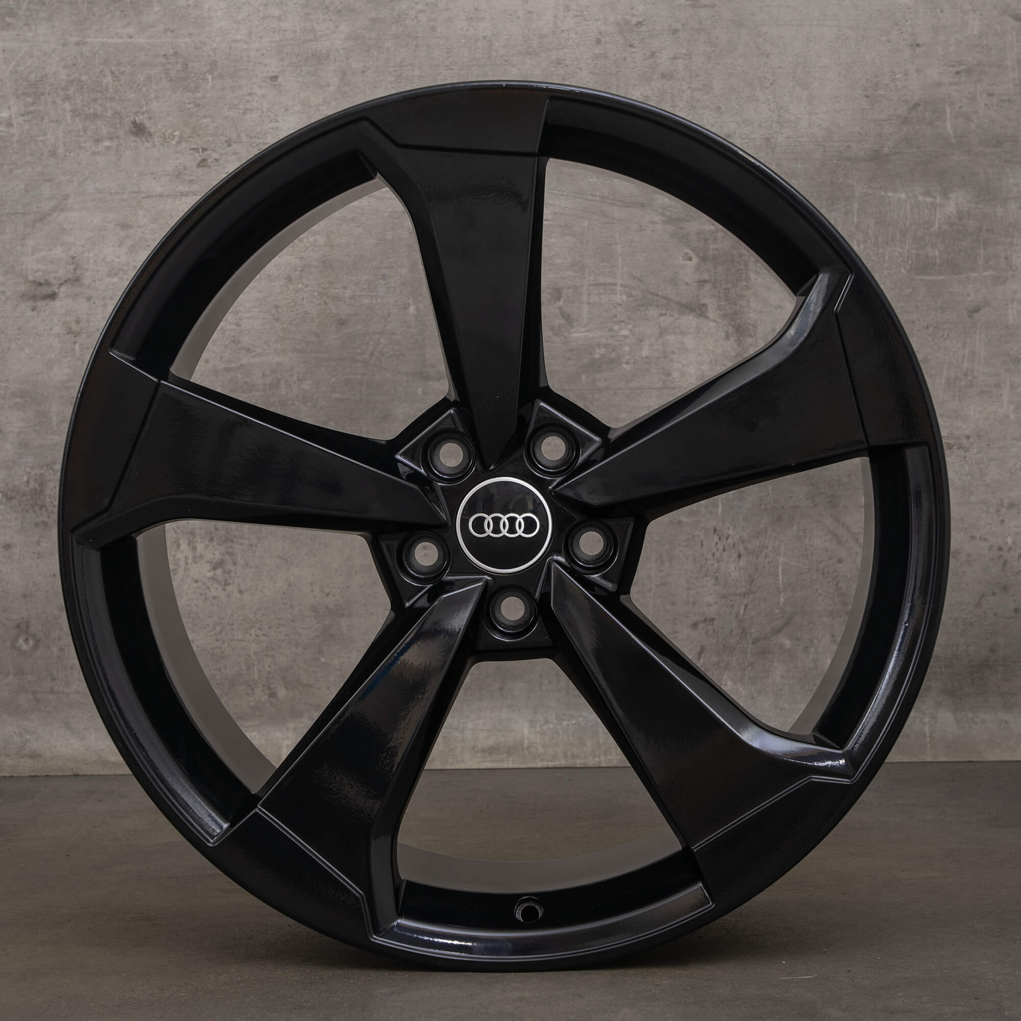 Jante originale Audi A5 S5 F5 8W B9 20 inch 8W0601025CF rotor negru lucios