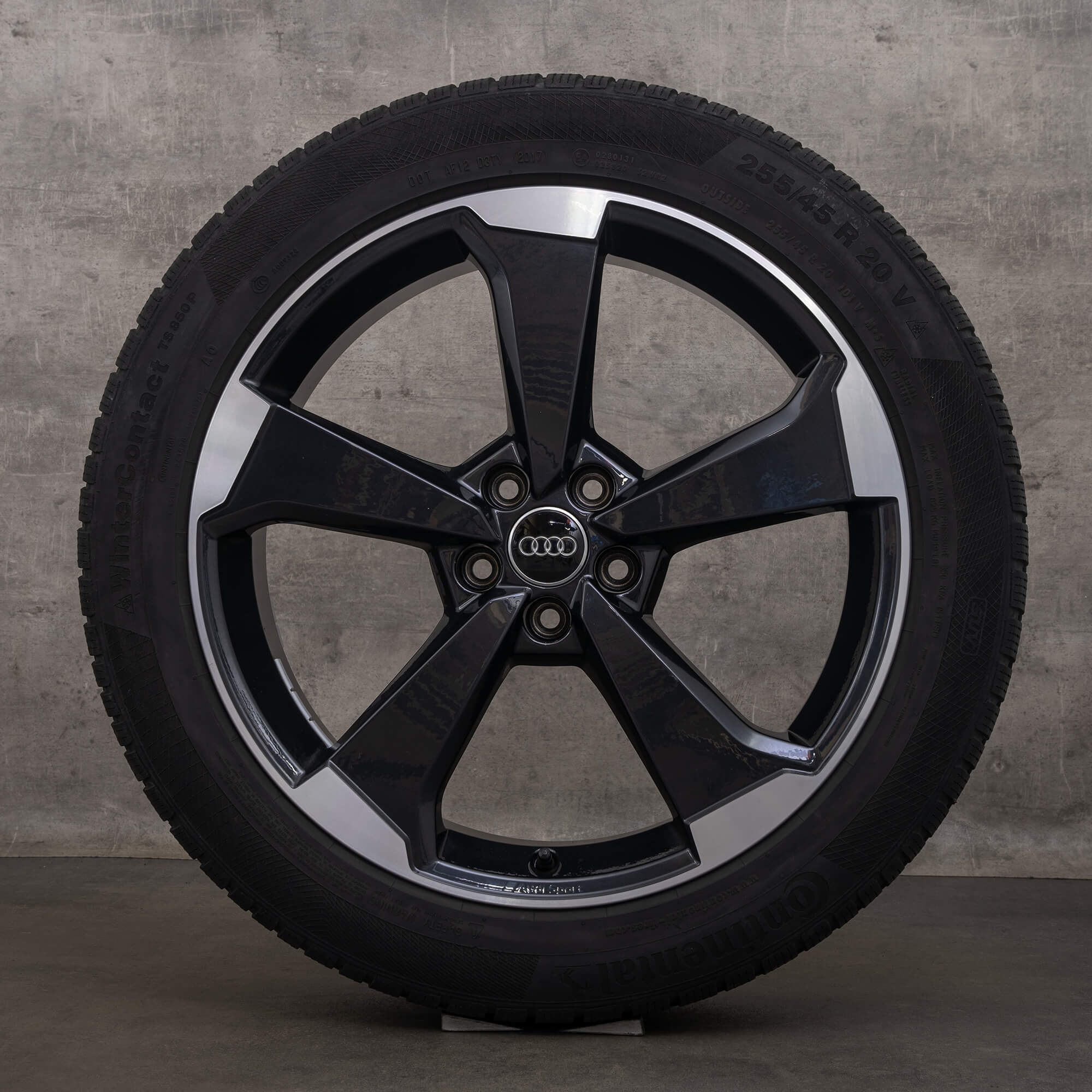 OEM Audi Q5 SQ5 rims 20 inch FY winter tires Rotor 80A601025AQ wheels