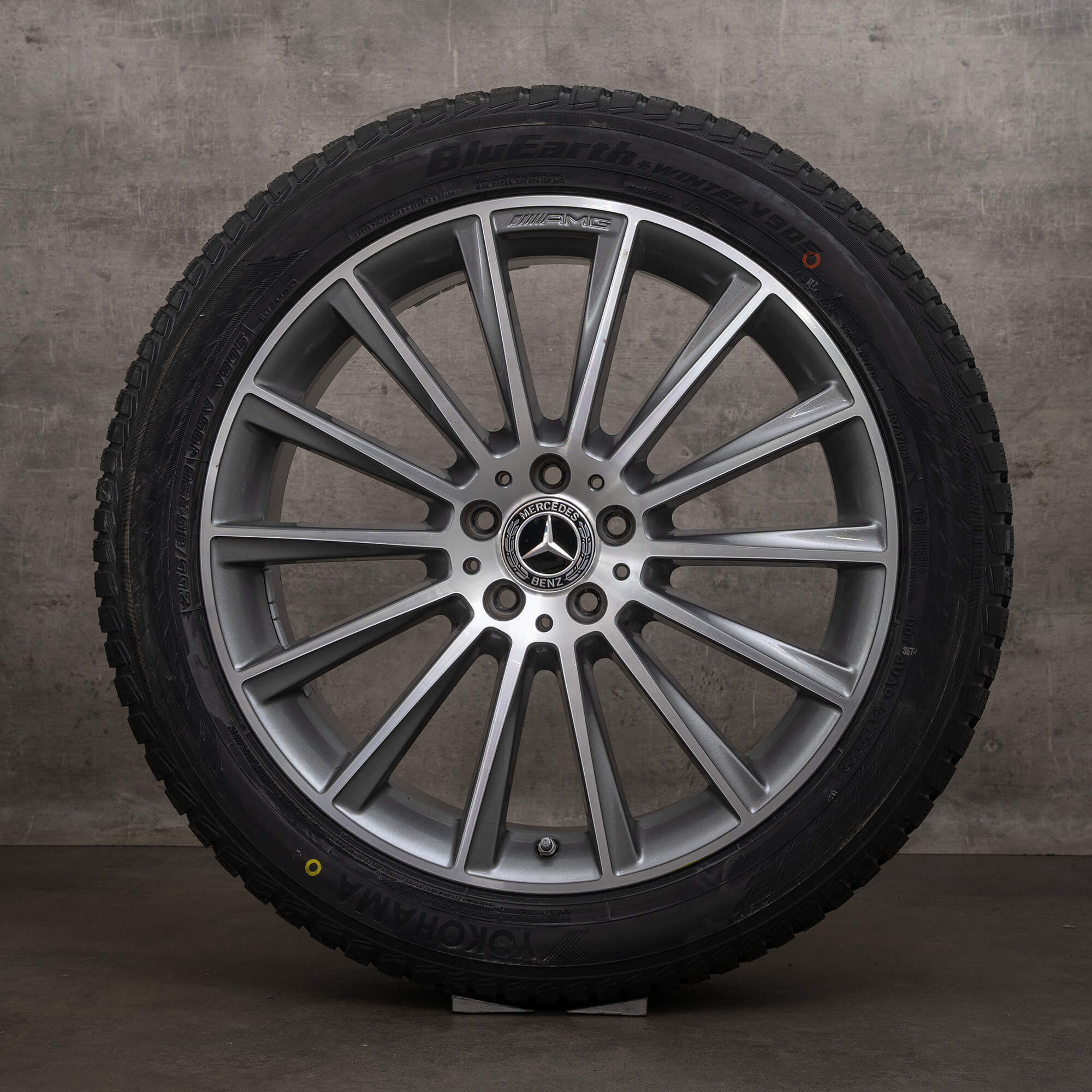 OEM Mercedes Benz GLC AMG winter wheels 20 inch X253 C253 43 rims A2534011900 himalaya grey high-sheen