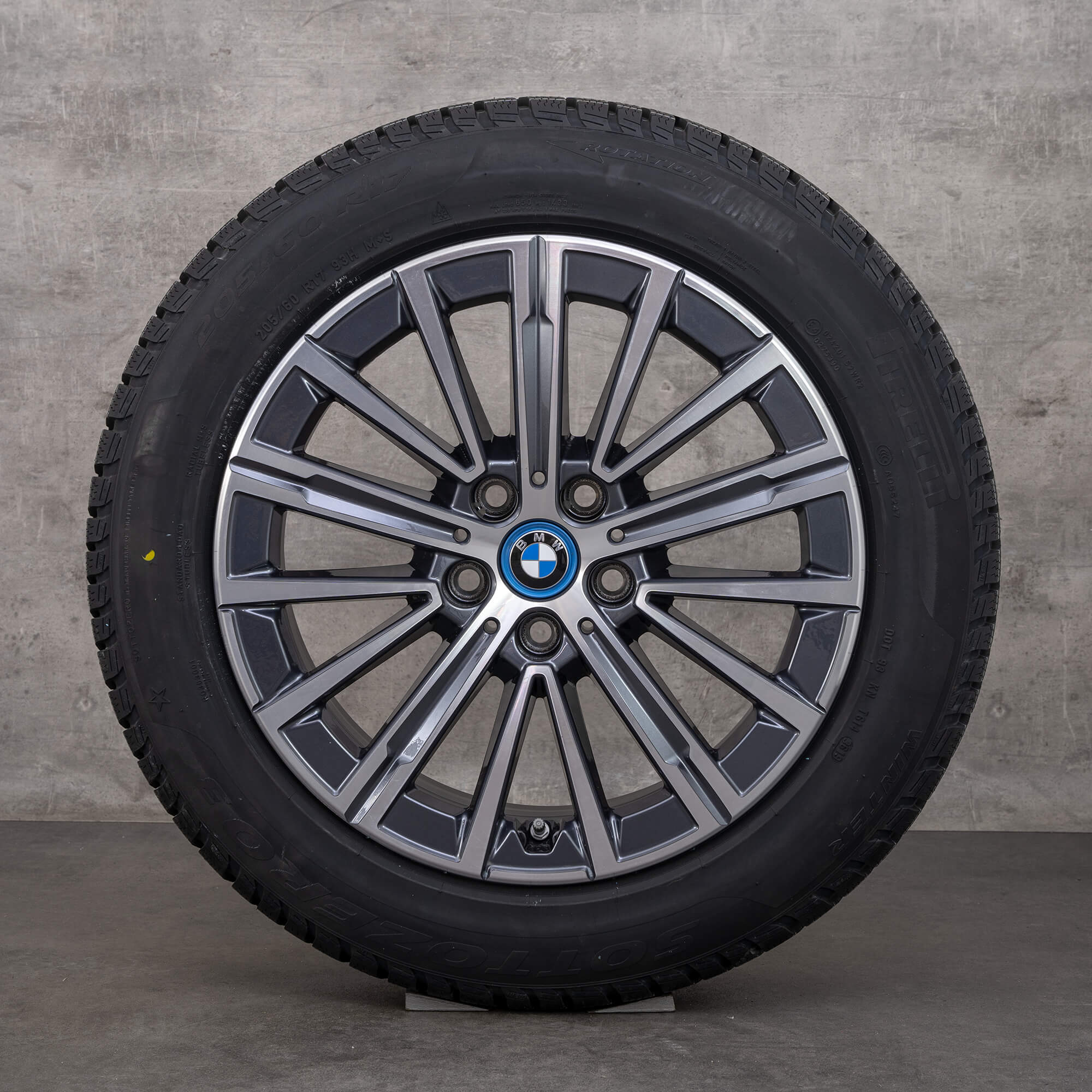 BMW 17 inch 2er U06 Active Tourer 833 winter tires wheels 6891174 NEW