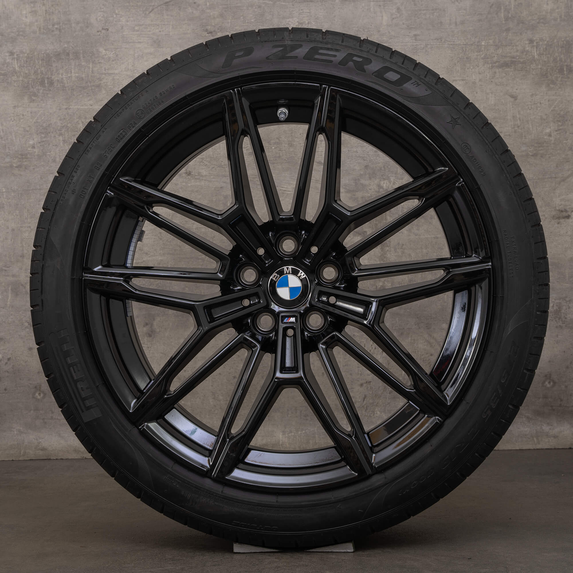 Pneus de verão originais BMW M2 G87 Coupe 19 20 polegadas jantes 930 M pretos