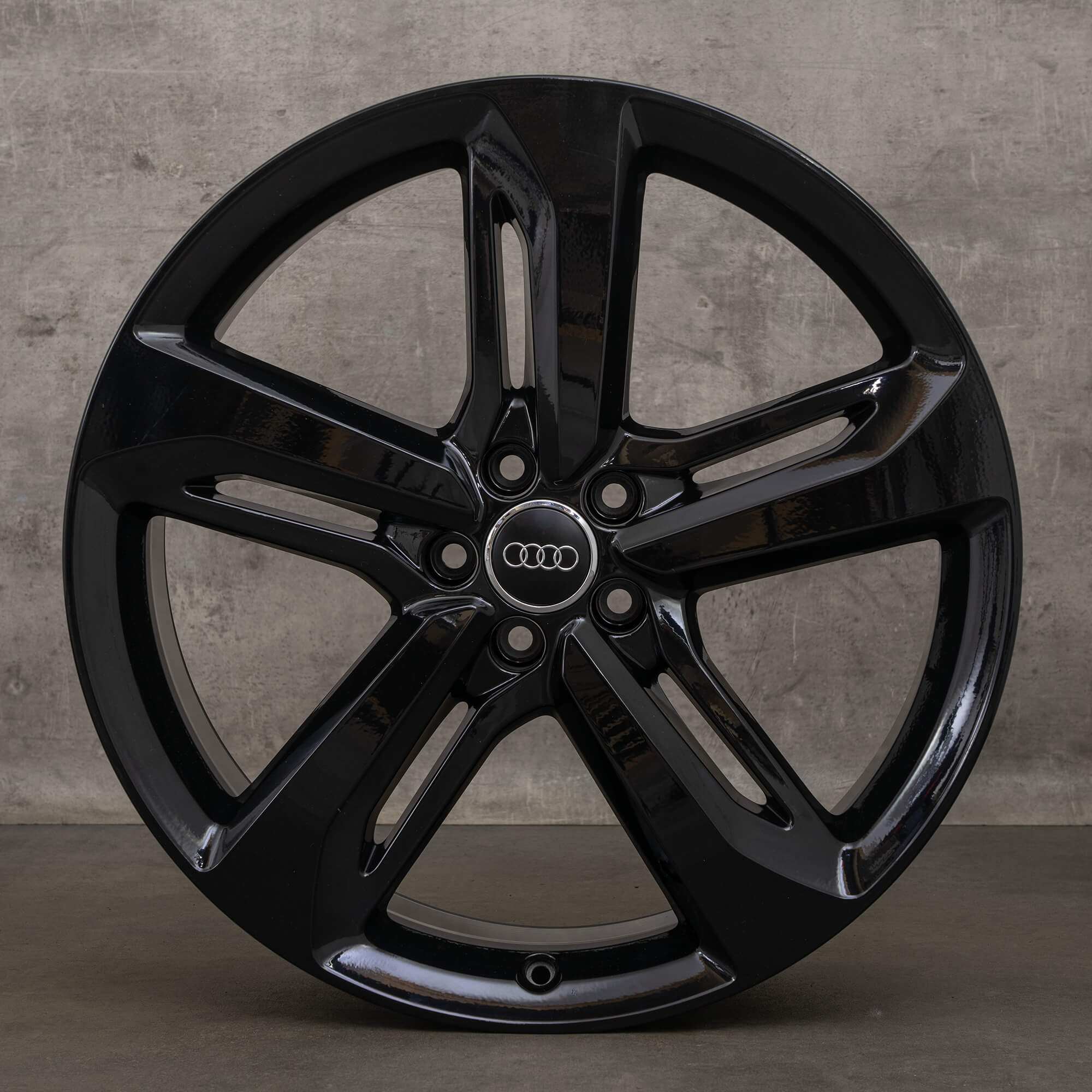 Jante originale Audi A6 S6 C7 4G Performance 21 inch 4G0601025CN Lamă neagră