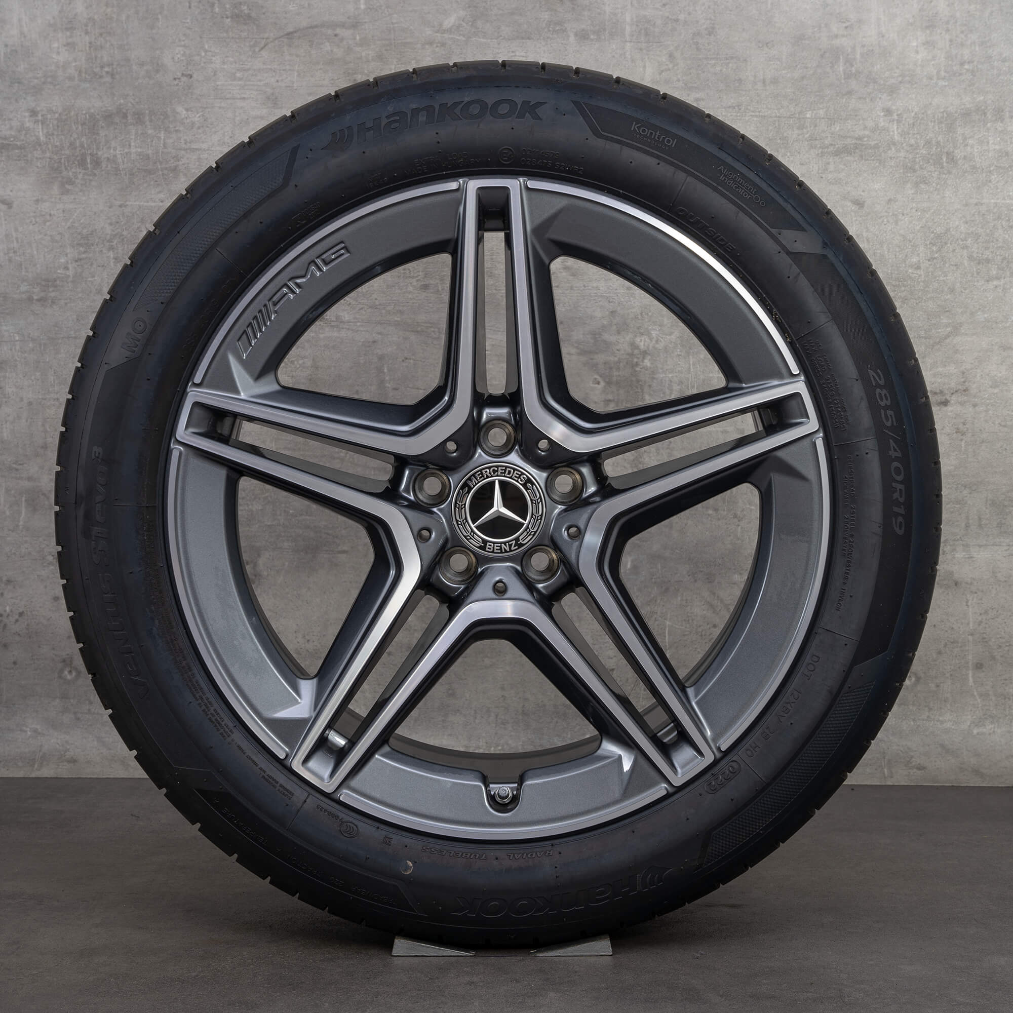 Originele AMG Mercedes W223 V223 19 inch winterbanden velgen A2234011300 NIEUW