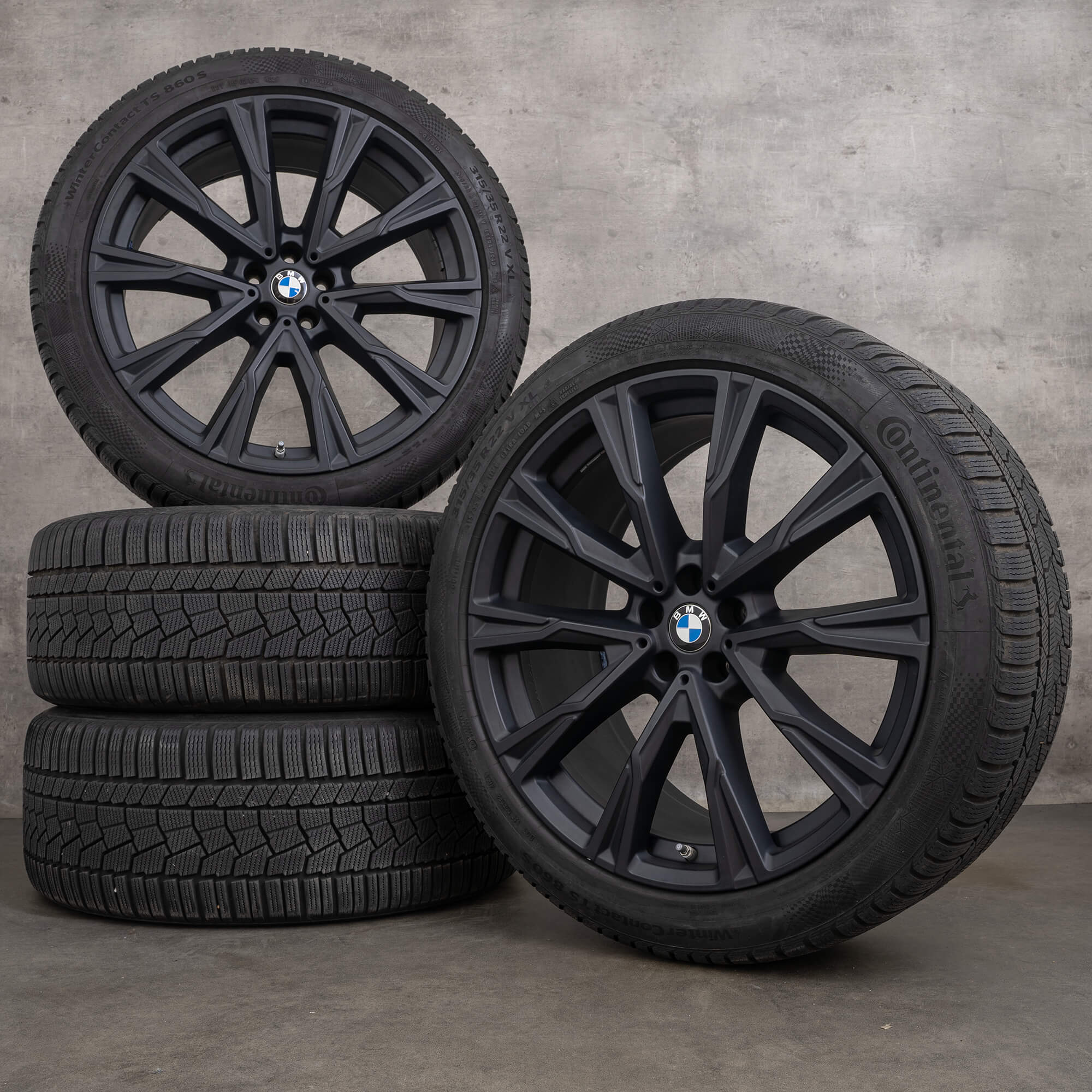 BMW X7 G07 winter wheels 22 inch rims tires 8074222 8090109 Styling 758