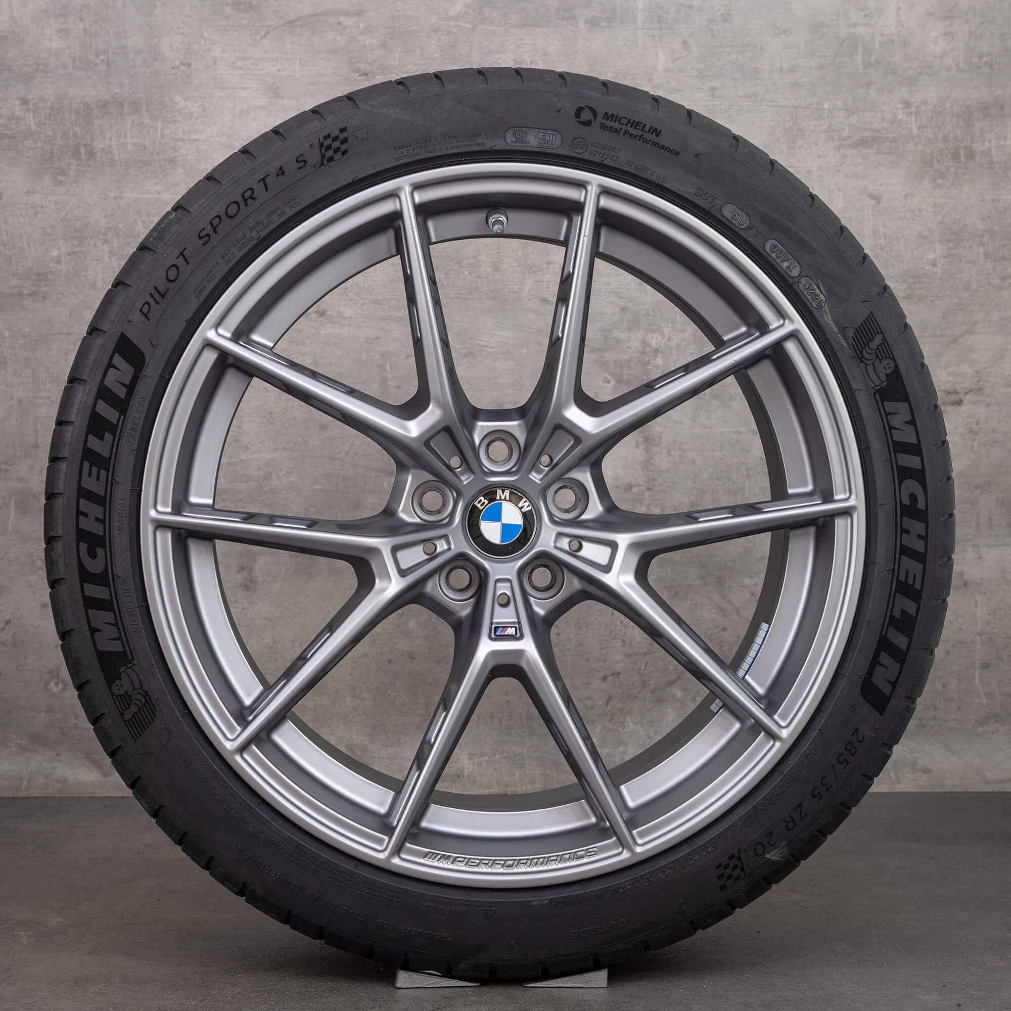 BMW 20 polegadas jantes M5 F90 M8 F91 F92 M863 de alumínio pneus verão rodas