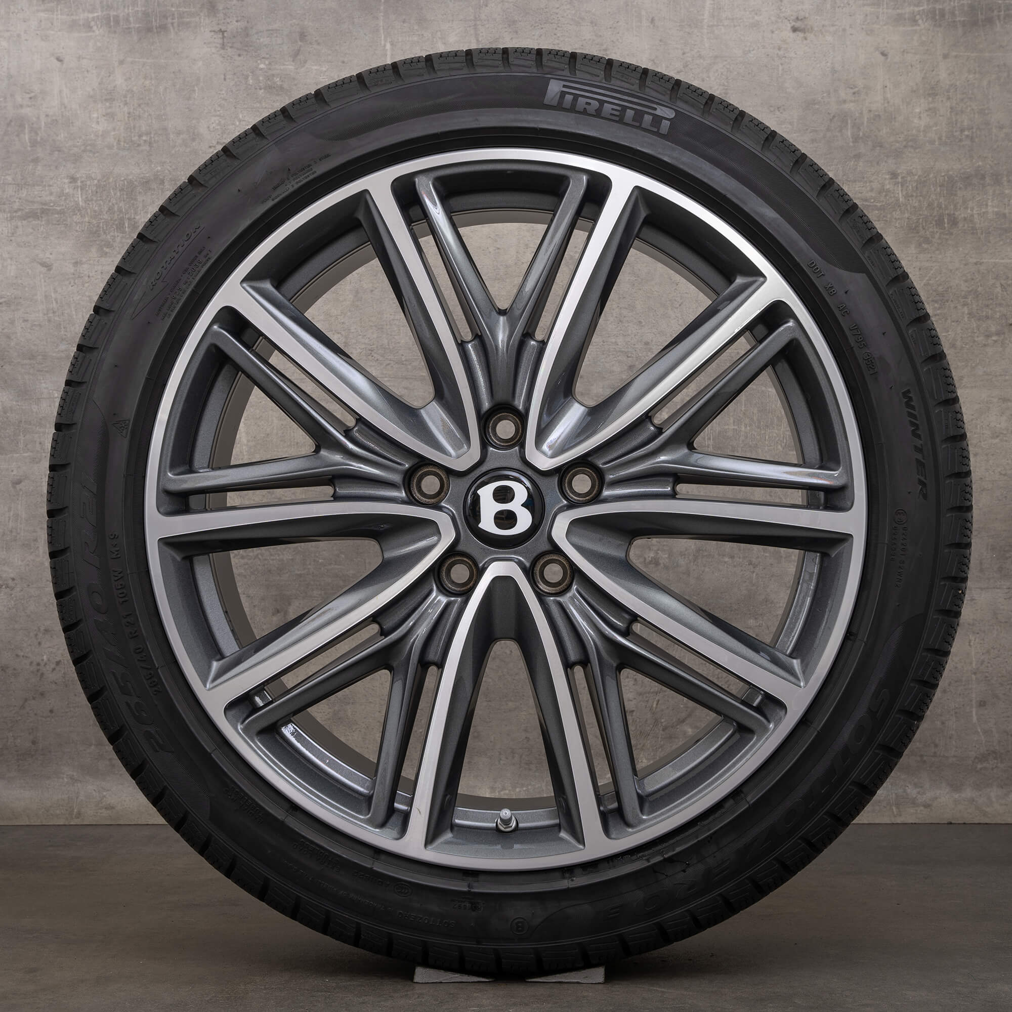 Bentley Continental Flying Spur 3S winterwielen 21 inch velgen winterbanden