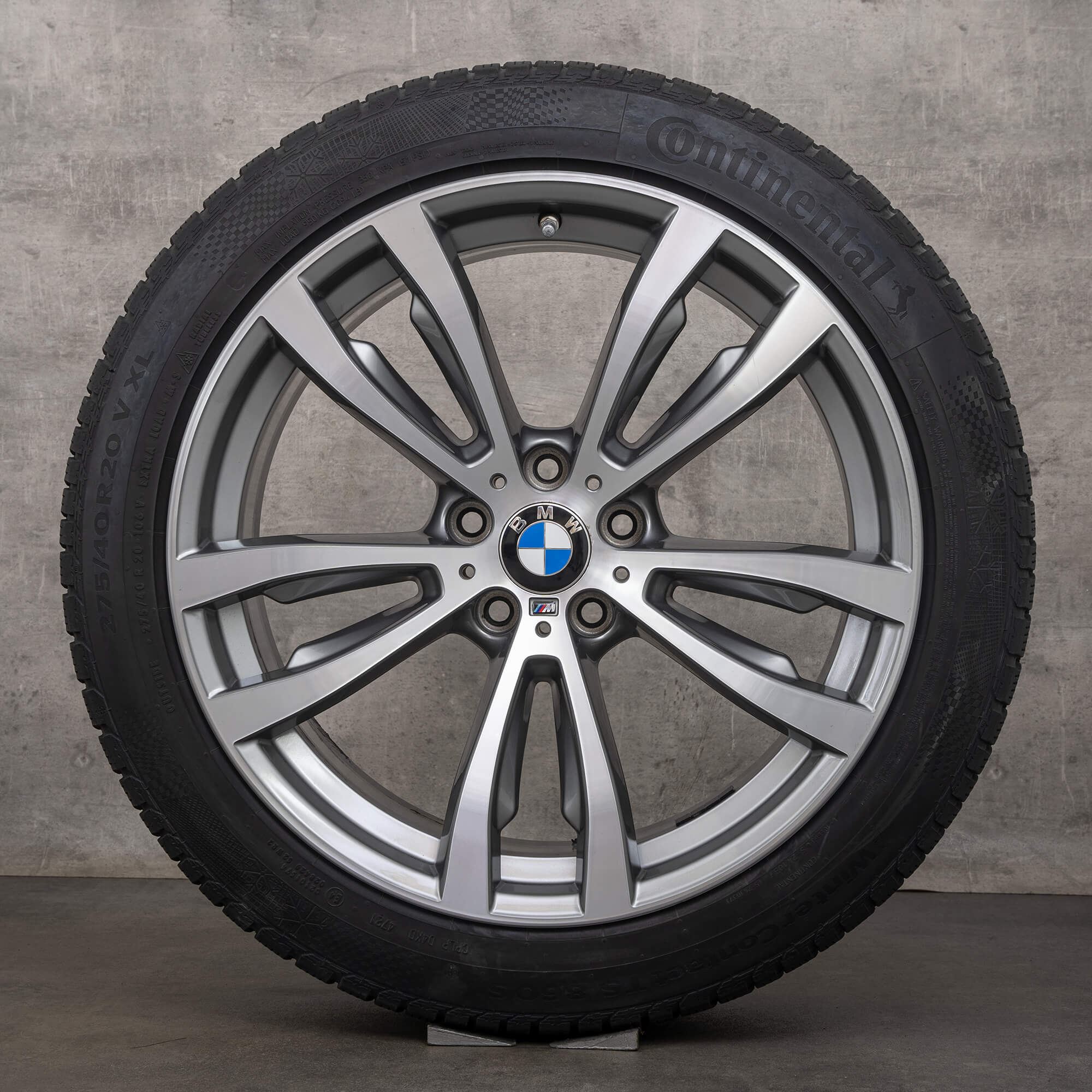 BMW X5 E70 F15 X6 F16 vinterhjul 20 tums fälgar styling 469 M vinterdäck