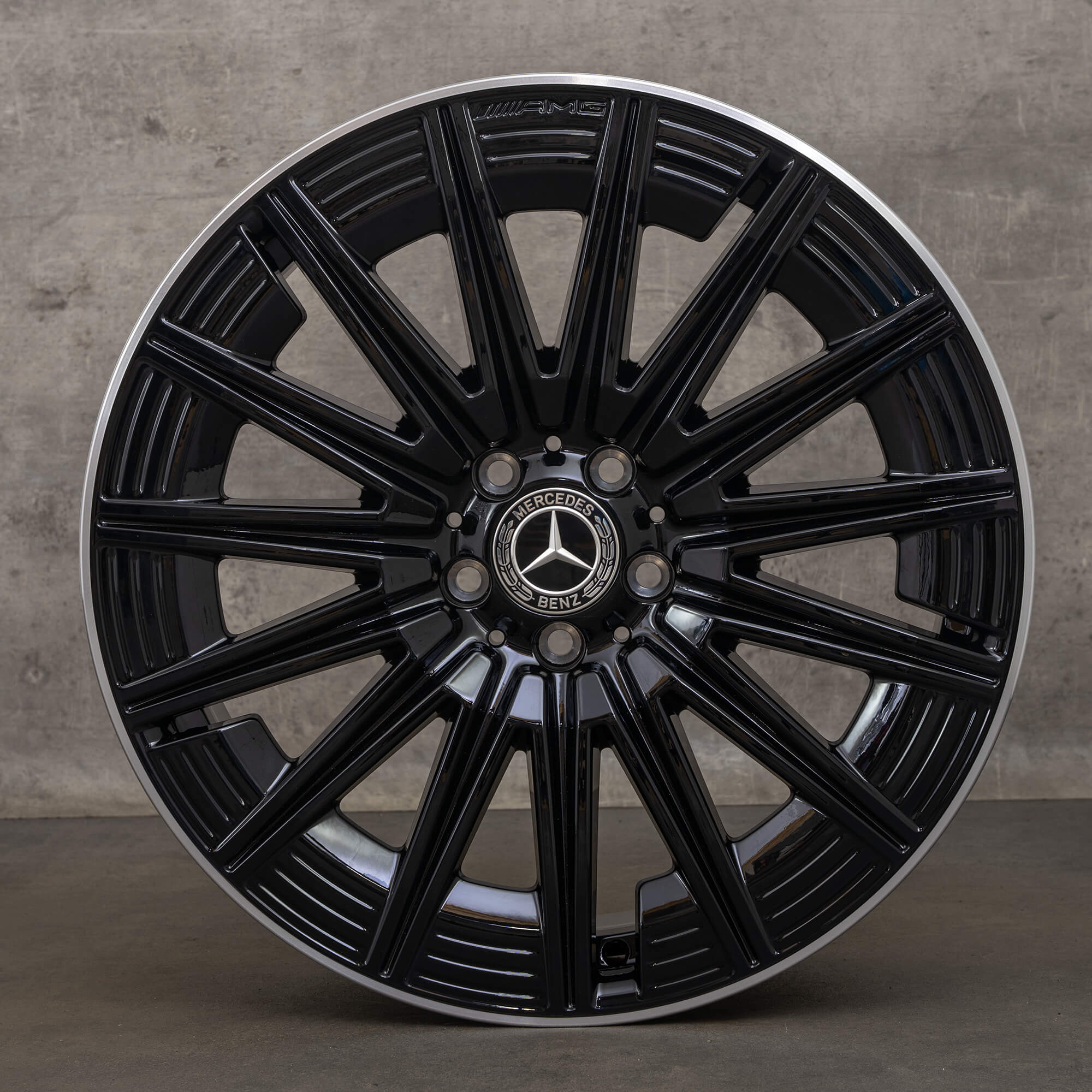 Original AMG Mercedes GLA GLB W247 20 tums fälgar A2474015200 svart NYHET