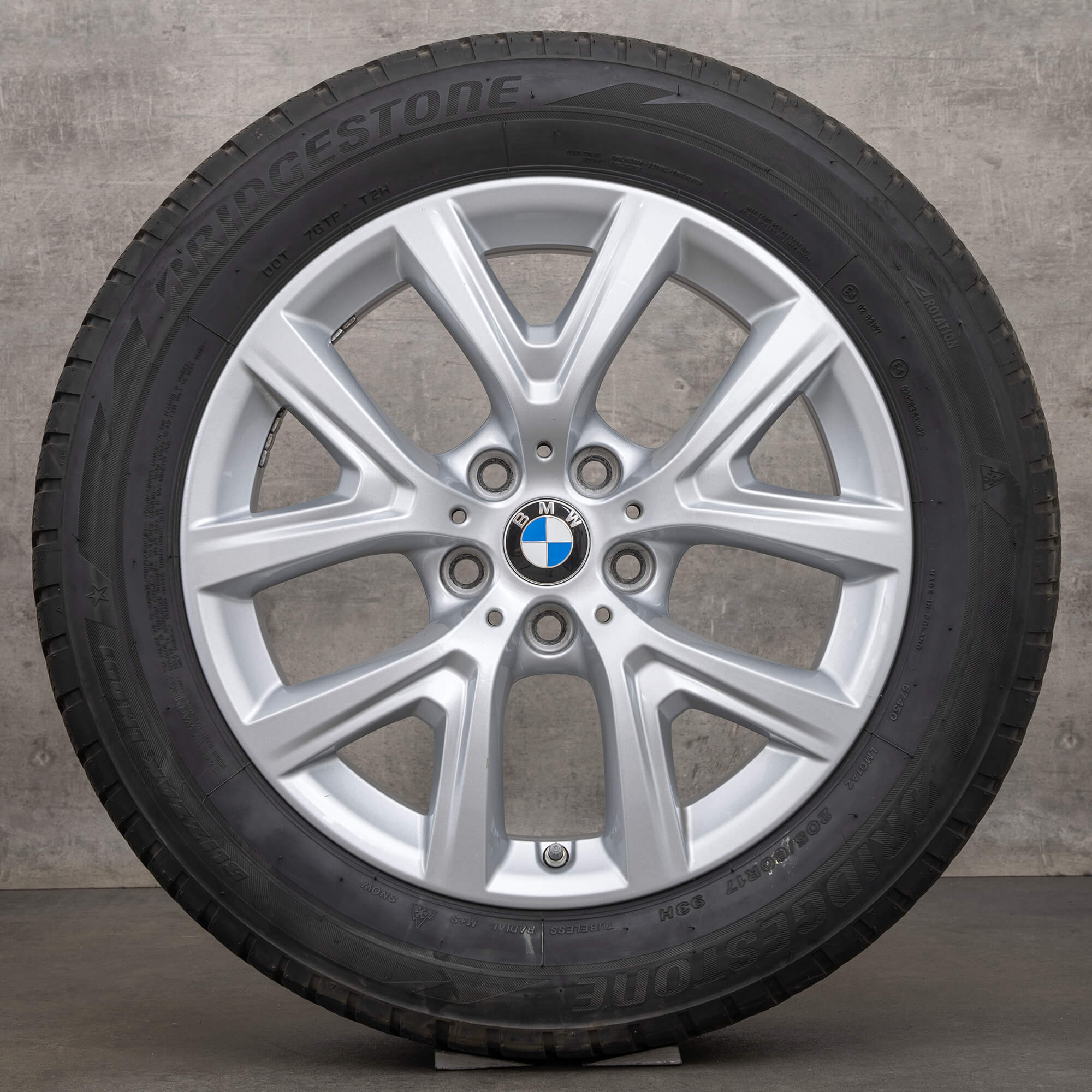 BMW X1 F48 X2 F39 kış jantları 17 inç jantlar lastikleri 6856076 Styling 450