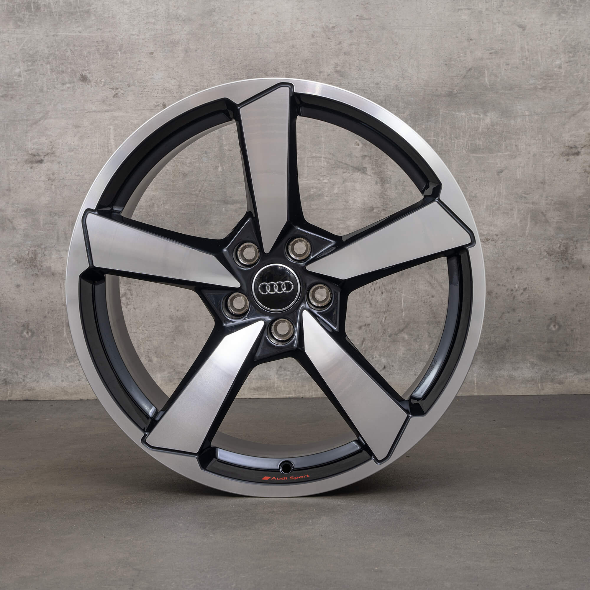 Audi A5 S5 F5 F5A 19 inch velgen zwart hoogglans 8W0601025FS NIEUW