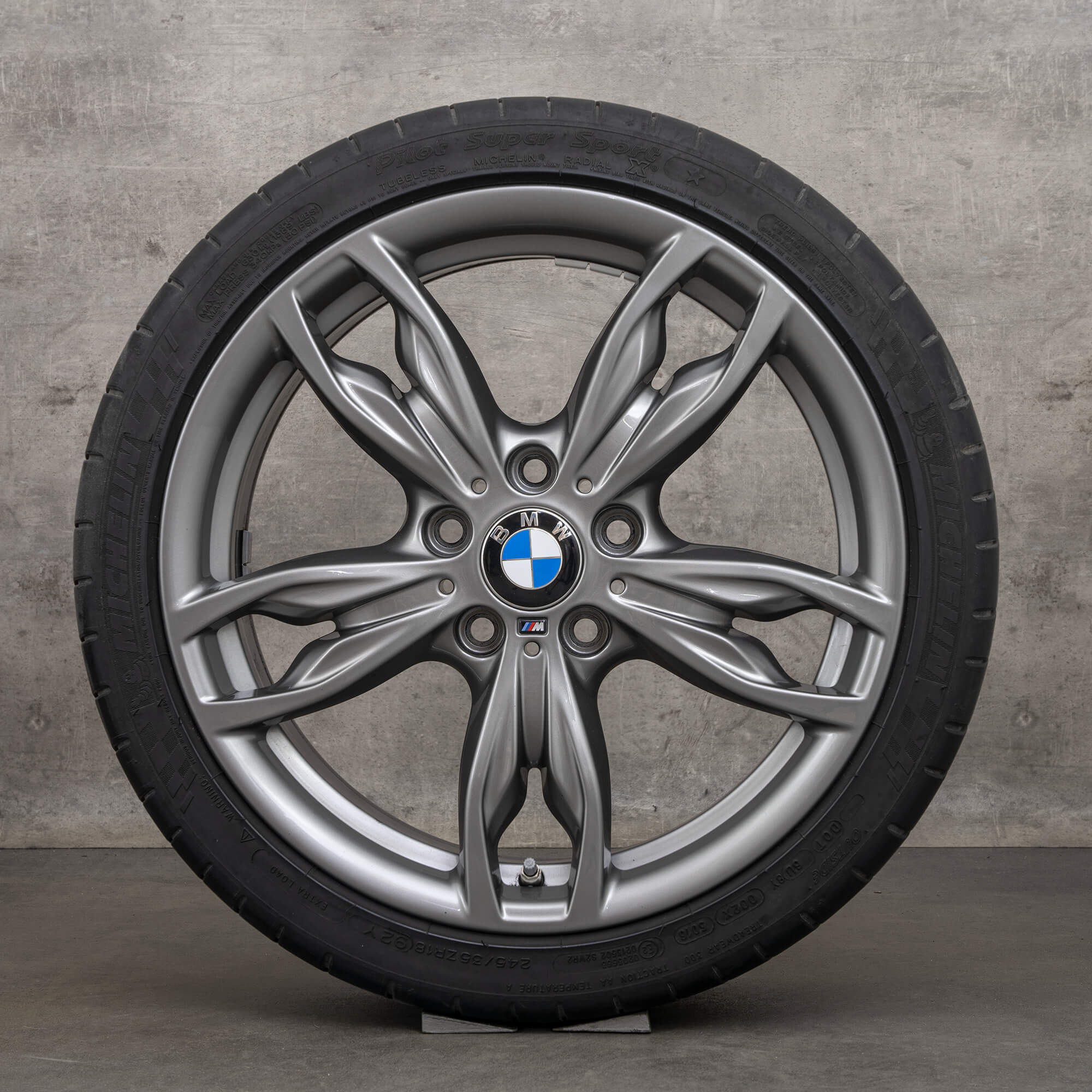 BMW 1 Series F20 F21 2 F22 F23 summer tires wheels 18 inch rims 436 M 7 mm