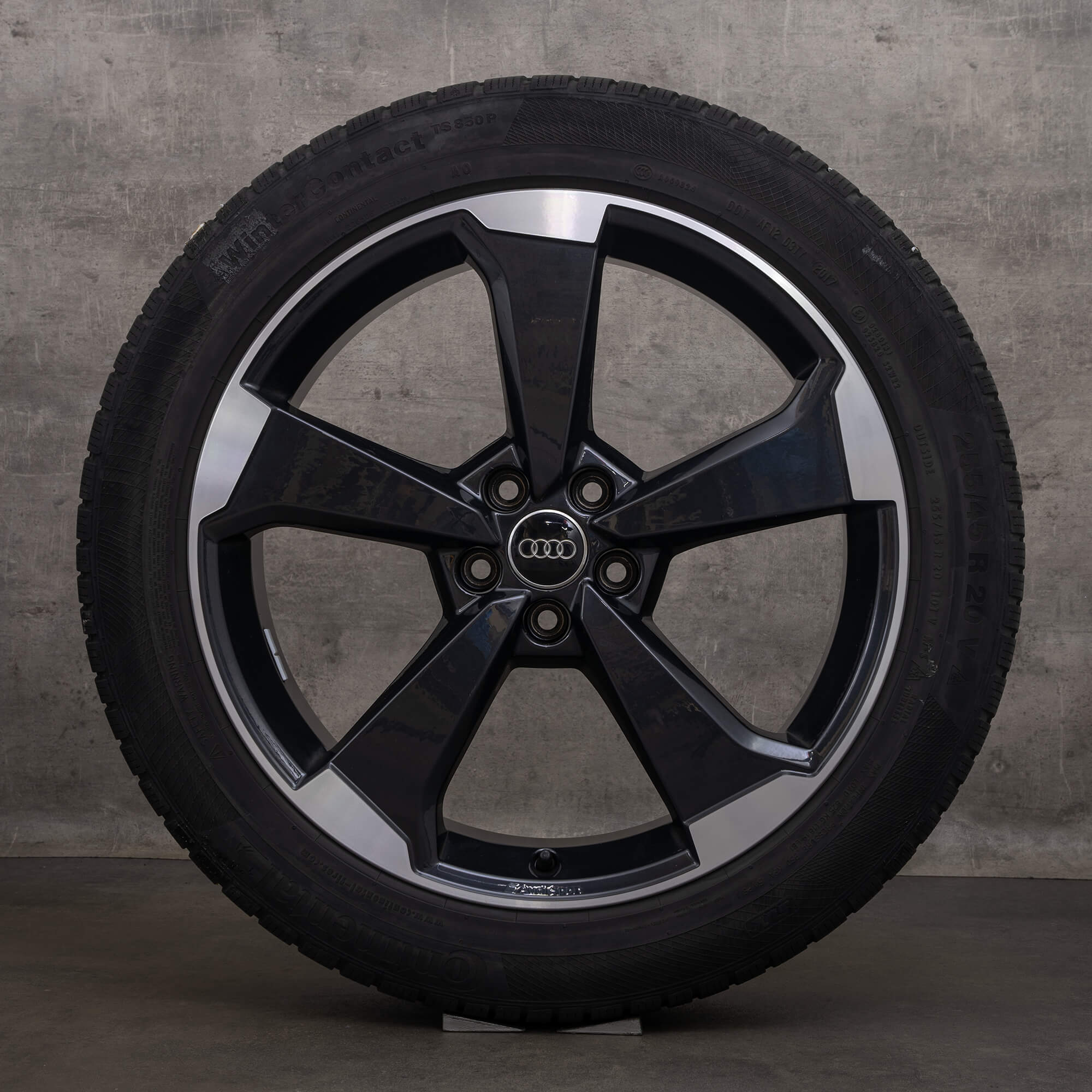 Jante originale Audi Q5 SQ5 20 inch FY anvelope de iarnă rotor 80A601025AQ roți