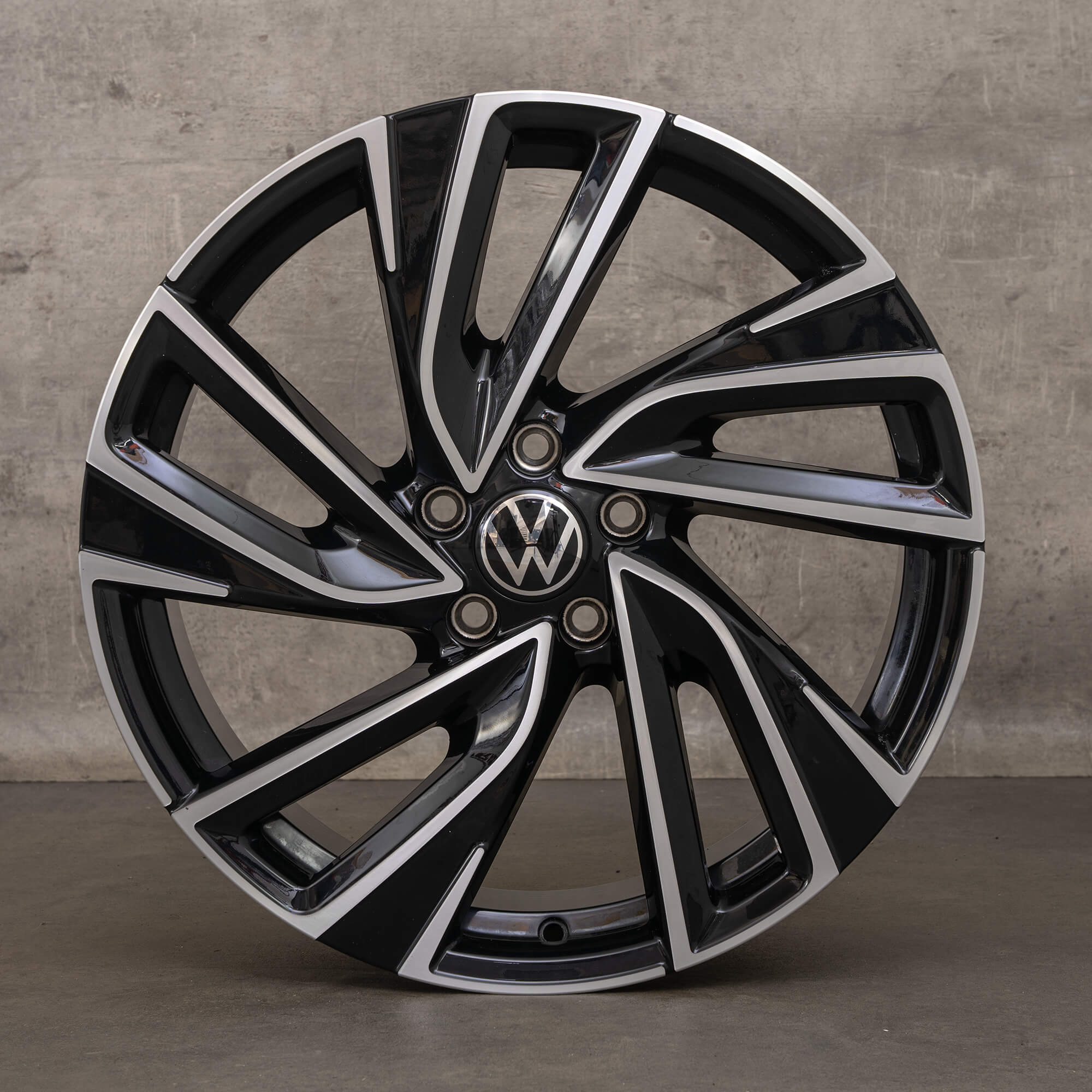 Jante originale VW Golf 8 GTI GTD GTE R 19 inch Adelaide 5H0601025R negre