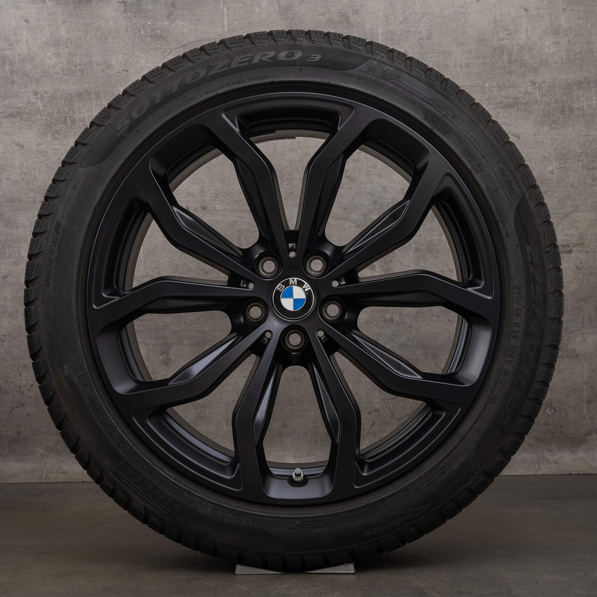 OEM BMW X3 G01 X4 G02 20 inch rims winter tires 695 6881208 6881209