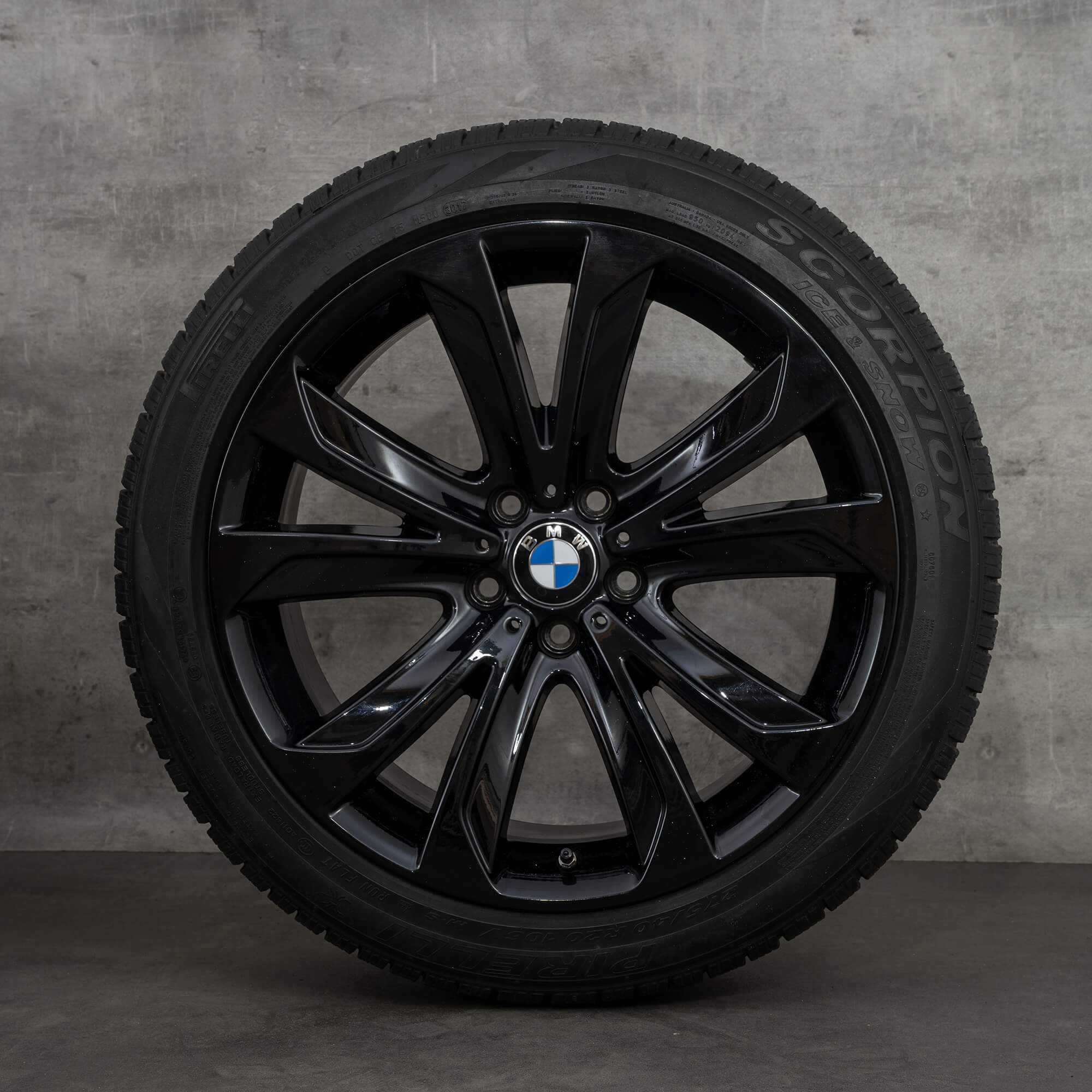 BMW X5 E70 F15 X6 F16 20 tommers felger vinterdekk vinterhjul styling 491
