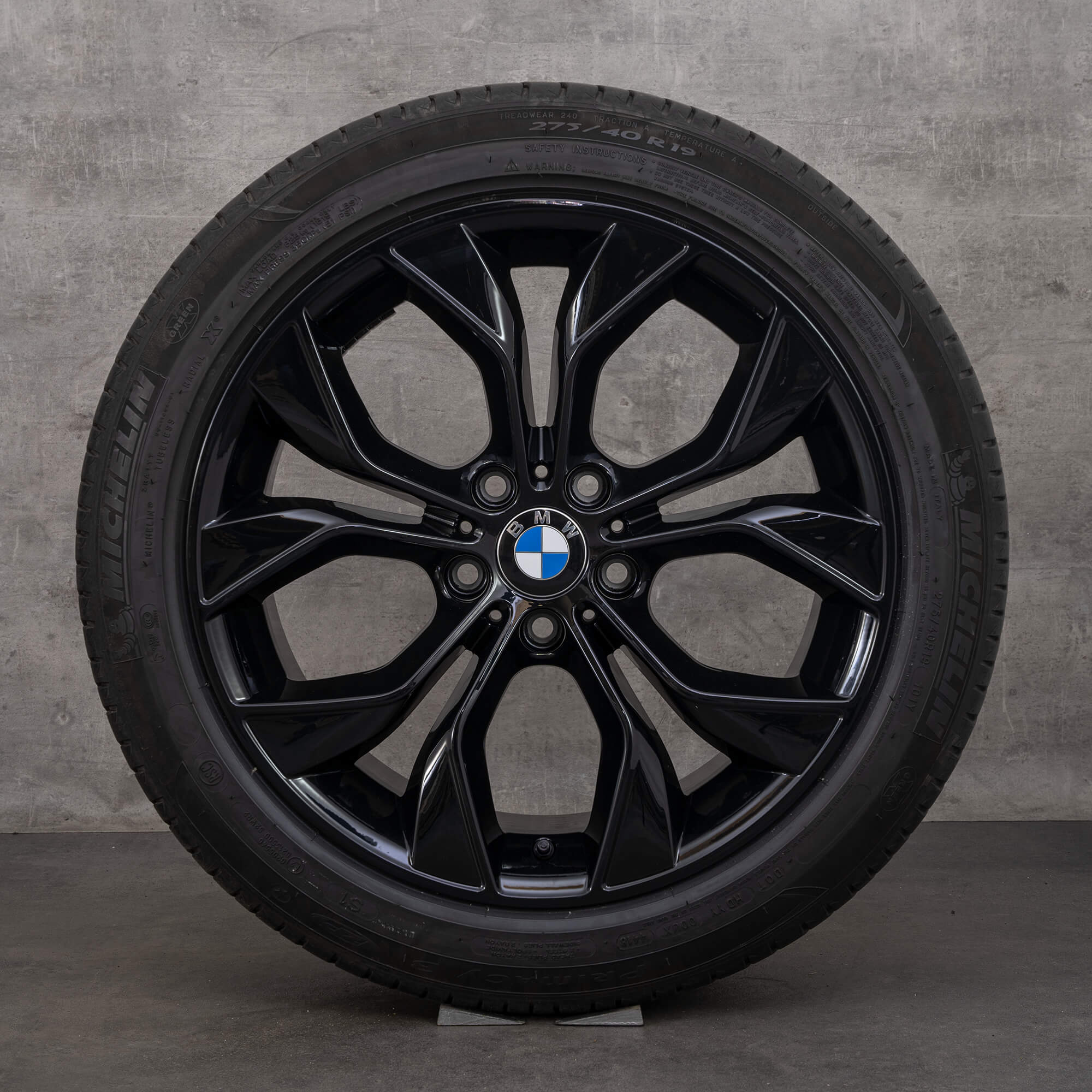 BMW 19 inch rims X3 F25 X4 F26 alloy styling 608 summer tires wheels