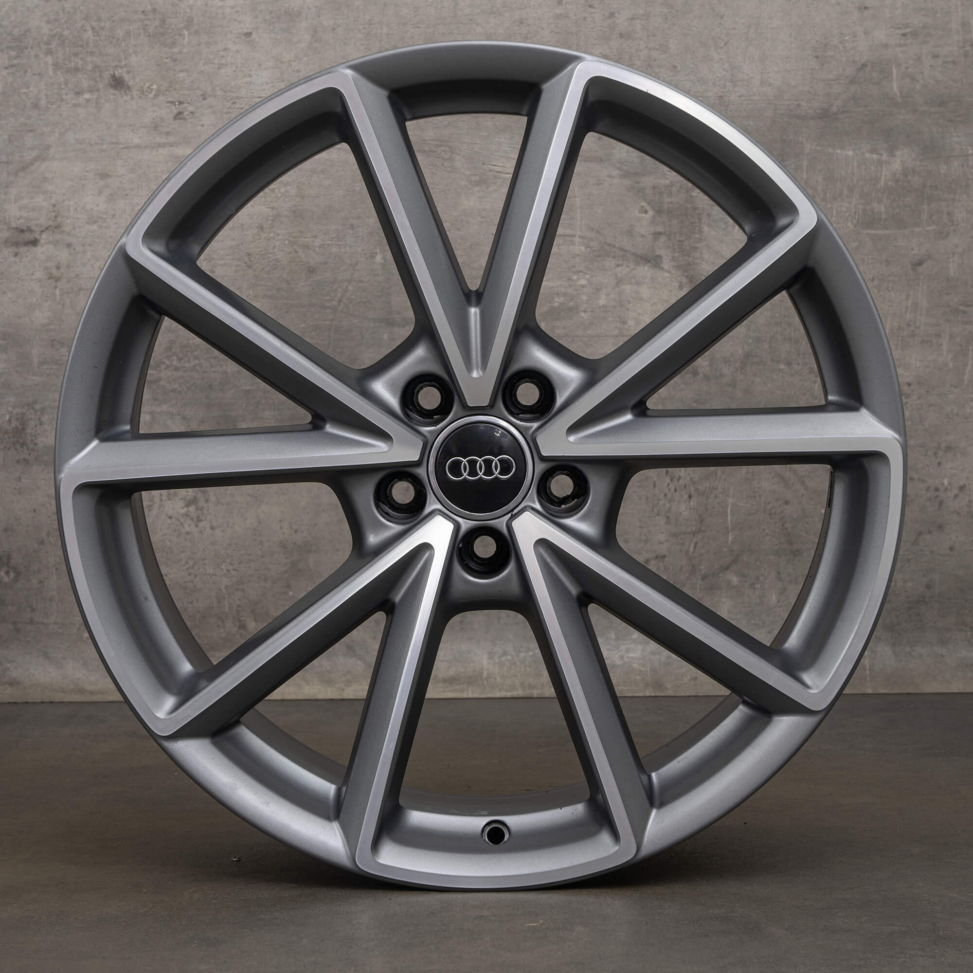 OEM Audi Q3 RSQ3 8U 20 inch rims 8U0601025AK titanium matt high gloss