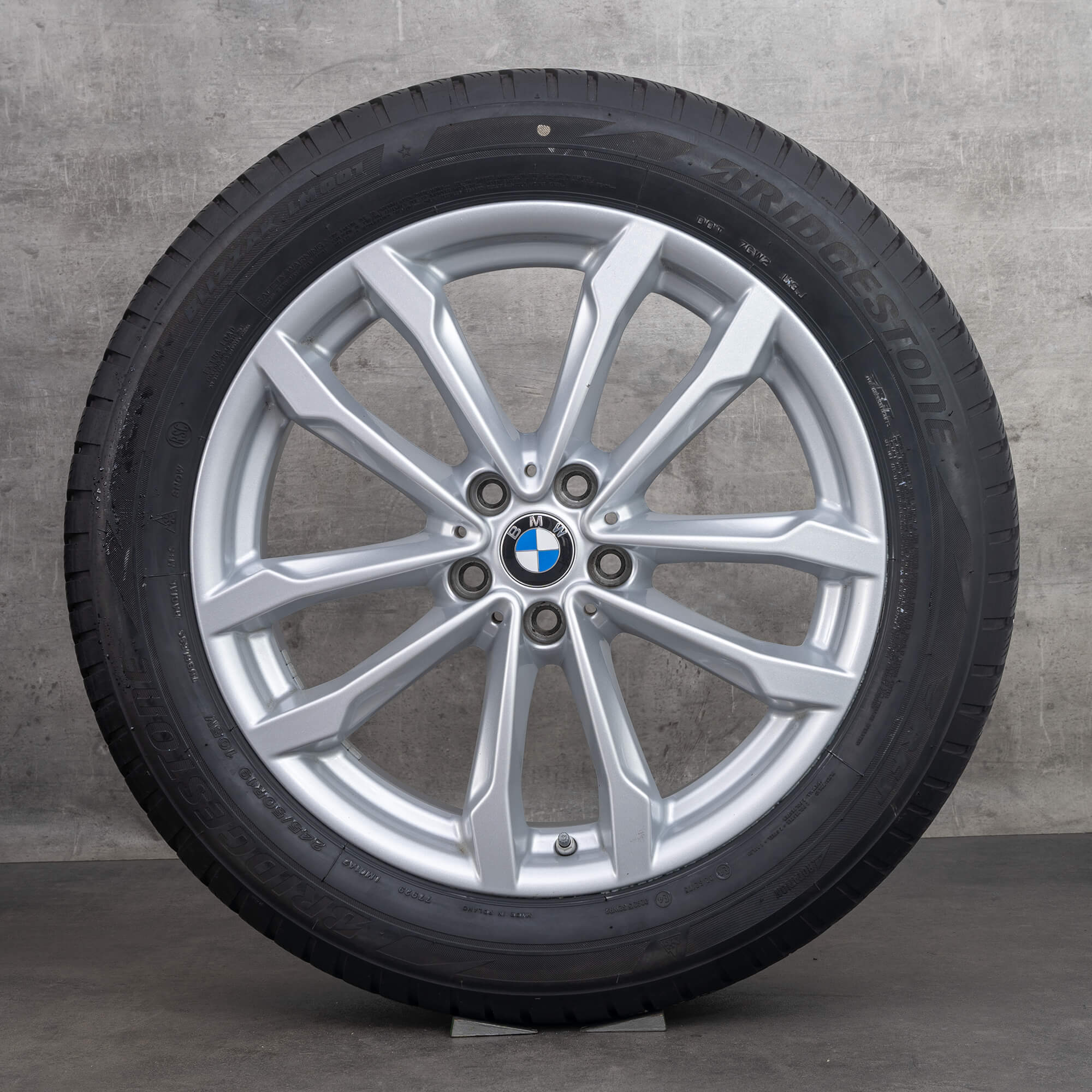 Jante BMW 19 inch X3 G01 X4 G02 stil 691 anvelope de iarna roti OEM iarna