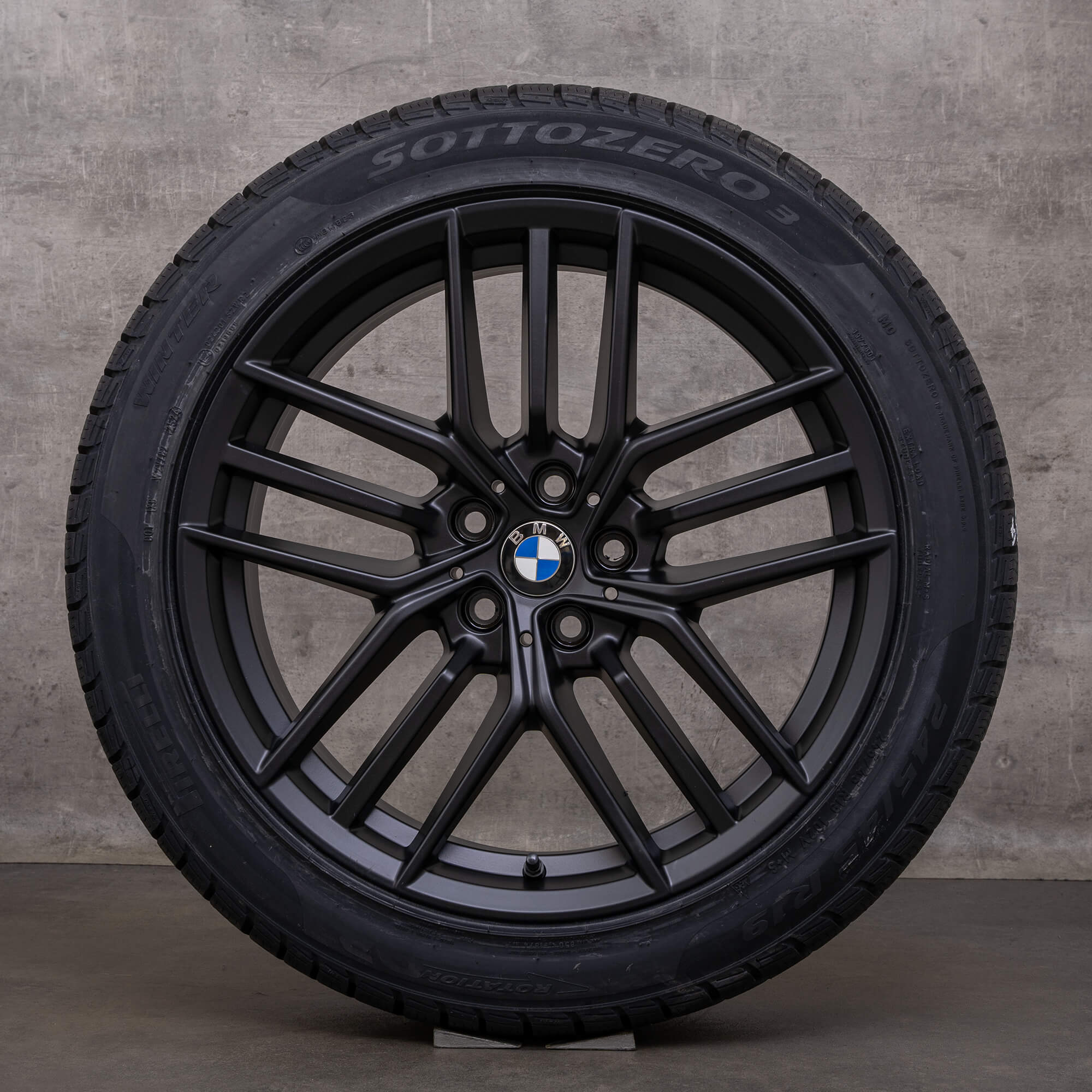 OEM BMW 5 series i5 winter wheels 19 inch G60 G61 rims styling 933 5A324D6 black matt NEW