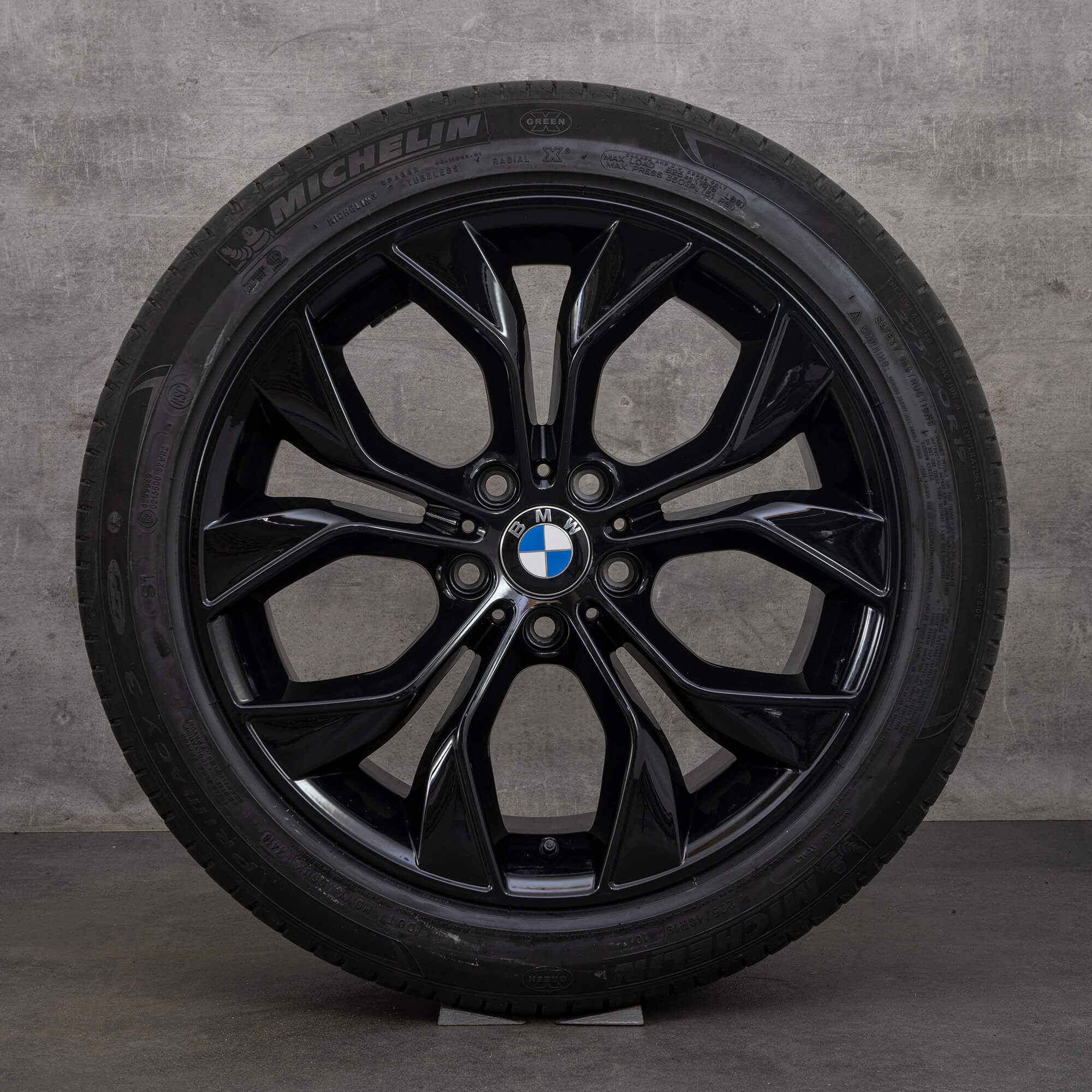 BMW 19 inch rims X3 F25 X4 F26 alloy styling 608 summer tires wheels