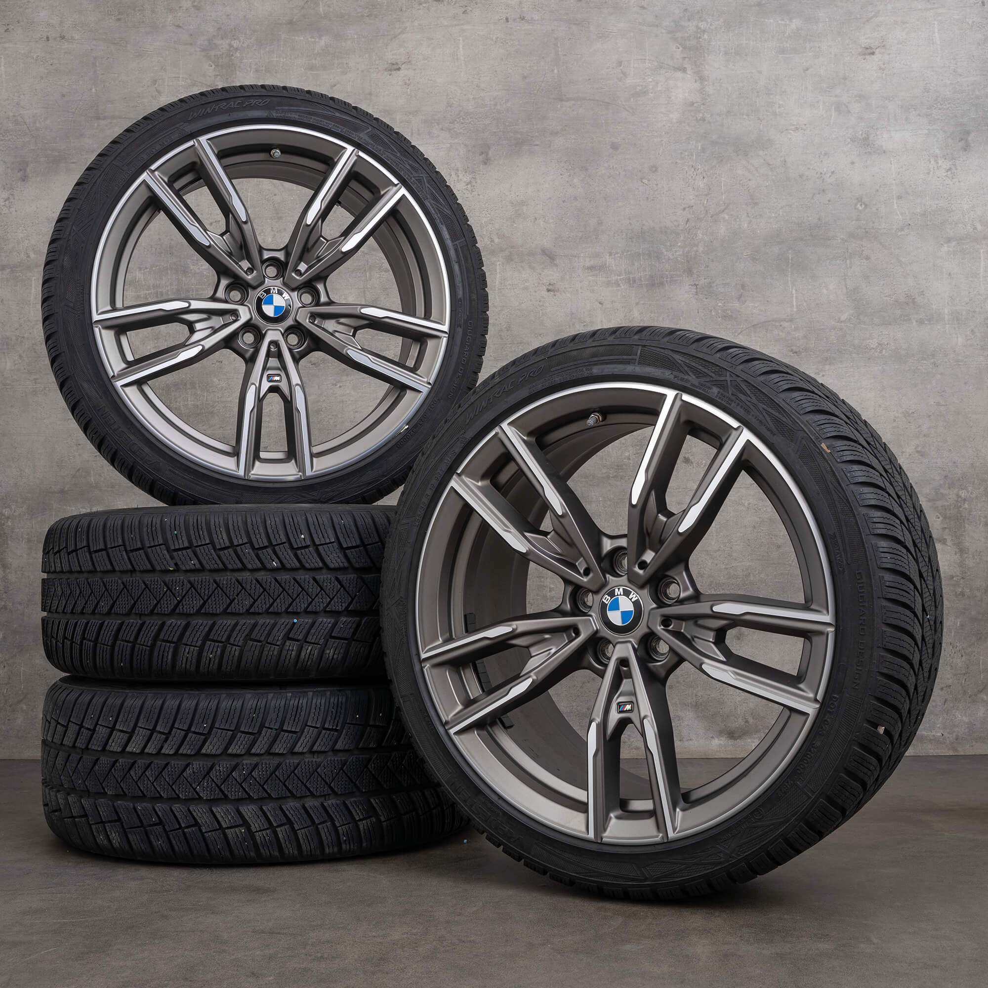BMW řady 3 G20 G21 Řada 4 G22 G23 zimni alu kola 19 palcové disky 792 M pneumatiky