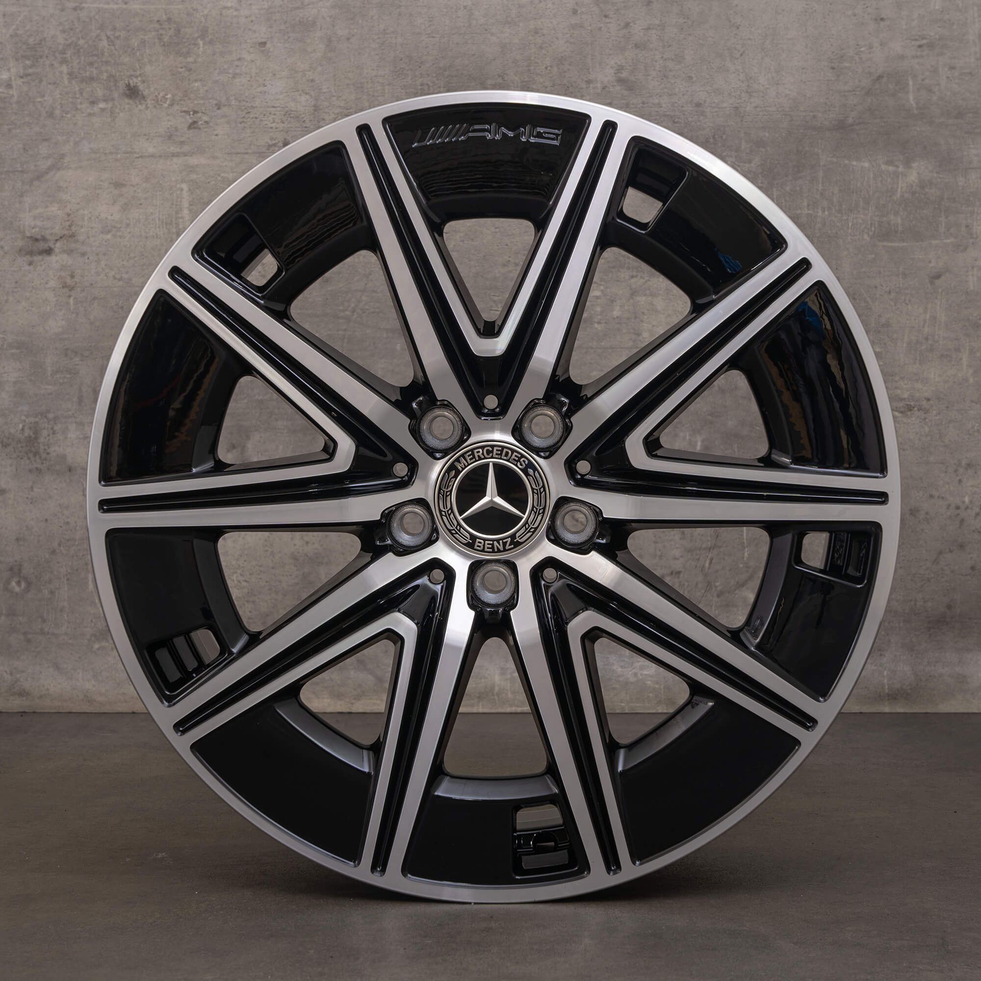 OEM Mercedes Benz AMG EQA EQB rims 19 inch H243 X243 A2434012000 black high