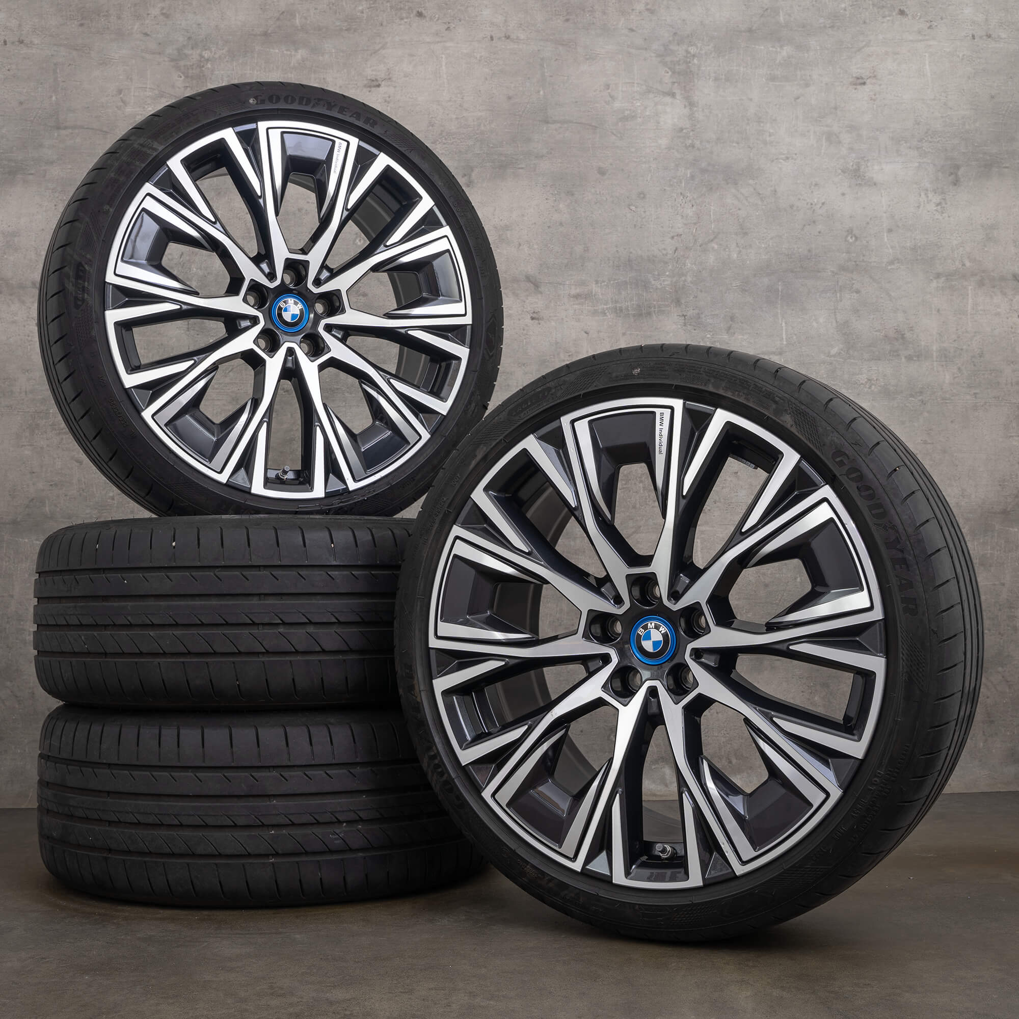 OEM BMW 4 Series Gran Coupe & i4 G26 20 inch summer wheels rims styling 862i 8747310 8747311 black high gloss