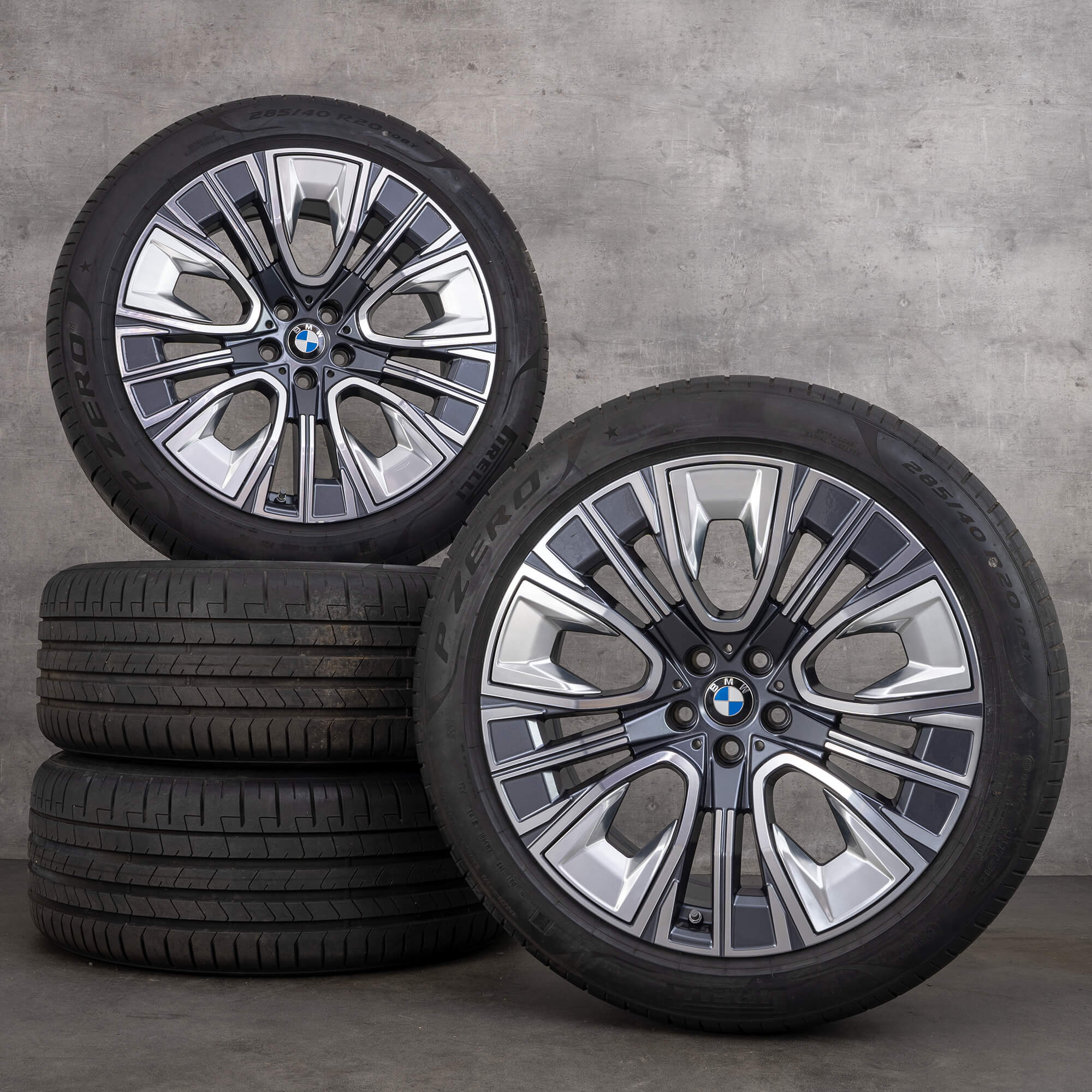 BMW 7er G70 & i7 summer wheels tires 20 inch rims 5A19DE6 5A19DE7