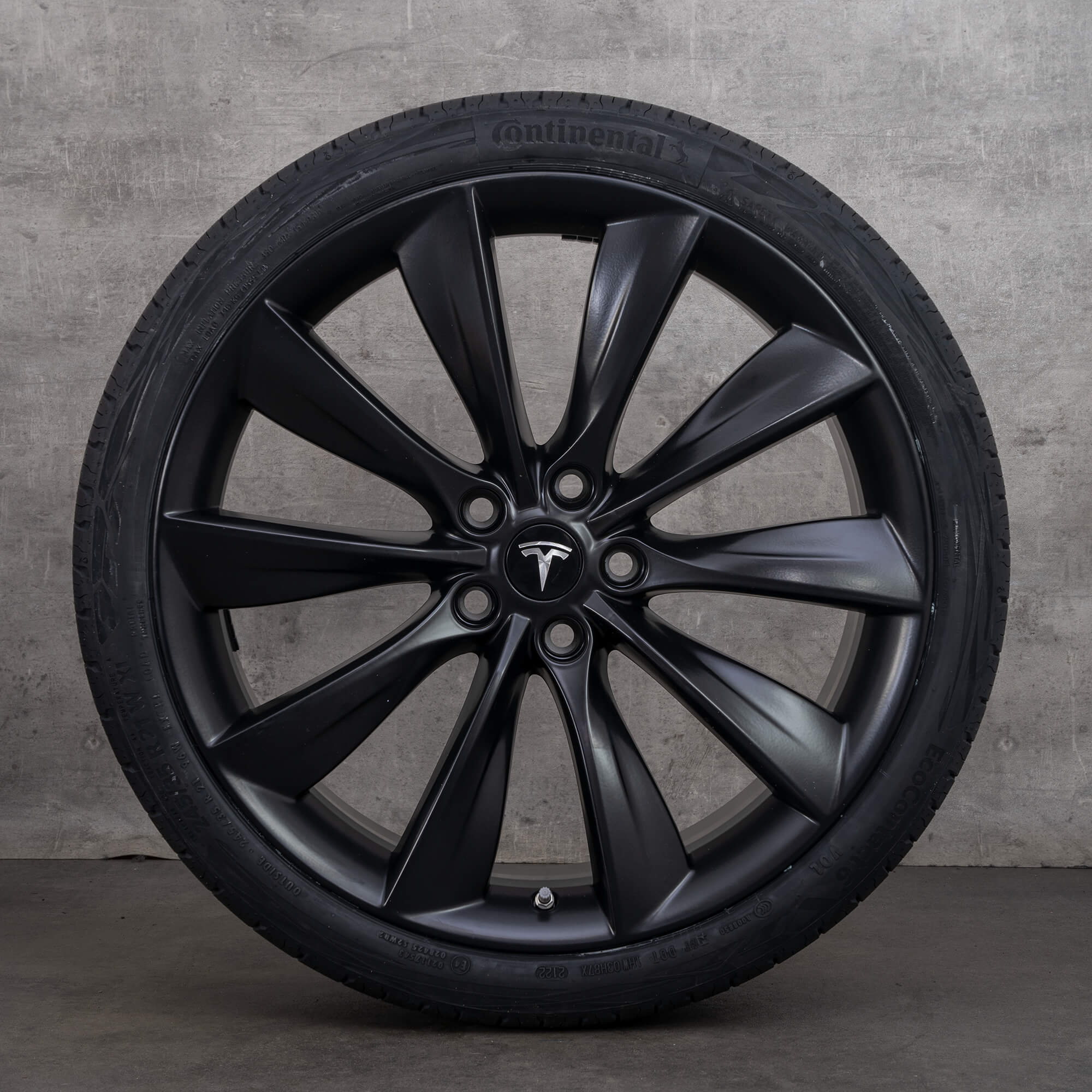 Tesla Model S 5YJS summer wheels 21 inch turbine rims 6005868-00-D NEW