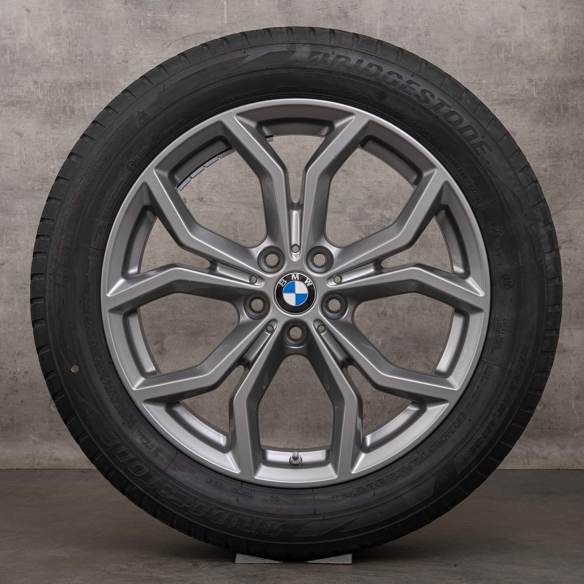 Rodas de inverno originais BMW X3 G01 X04 G02 19 polegadas, jantes, pneus 694
