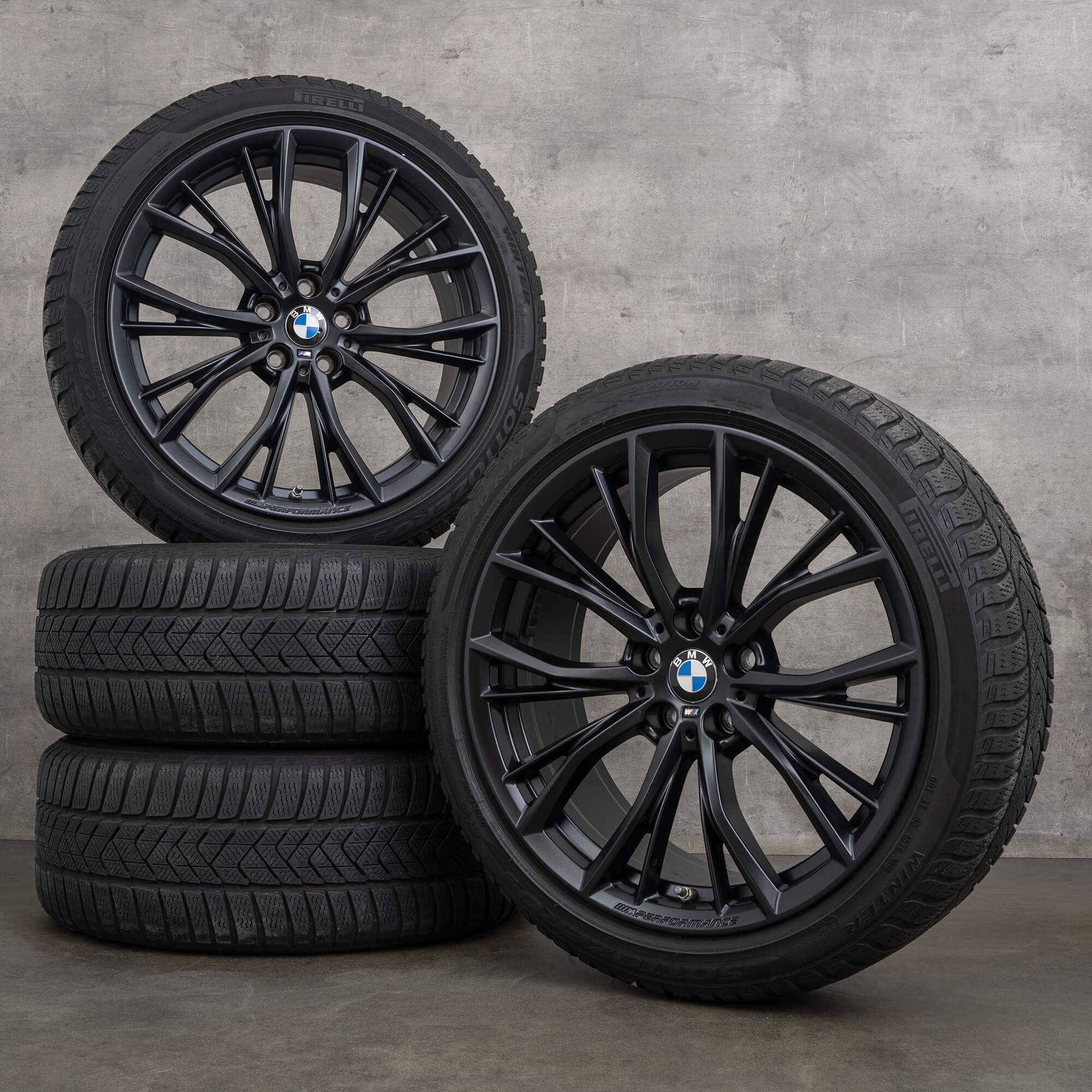 BMW série 5 G30 G31 8 G14 G15 G16 roues hiver jantes 19 pouces pneus 6885455