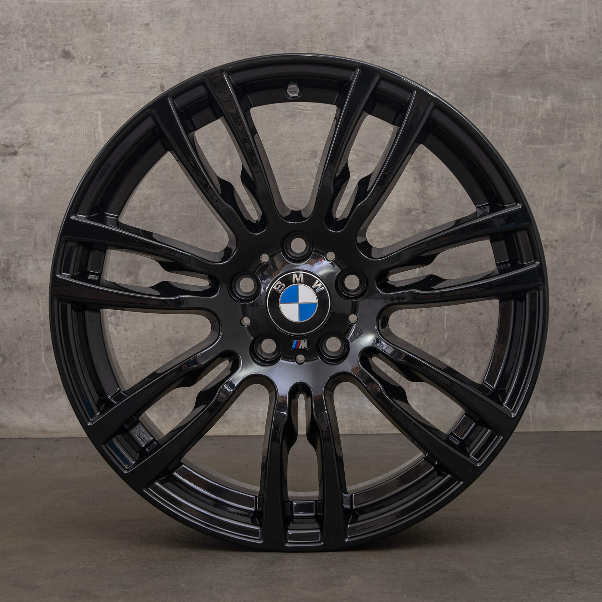 Original BMW Série 3 F30 F31 4 F32 F33 F36 Jantes 19 pouces 7845882 7845883 en aluminium noires