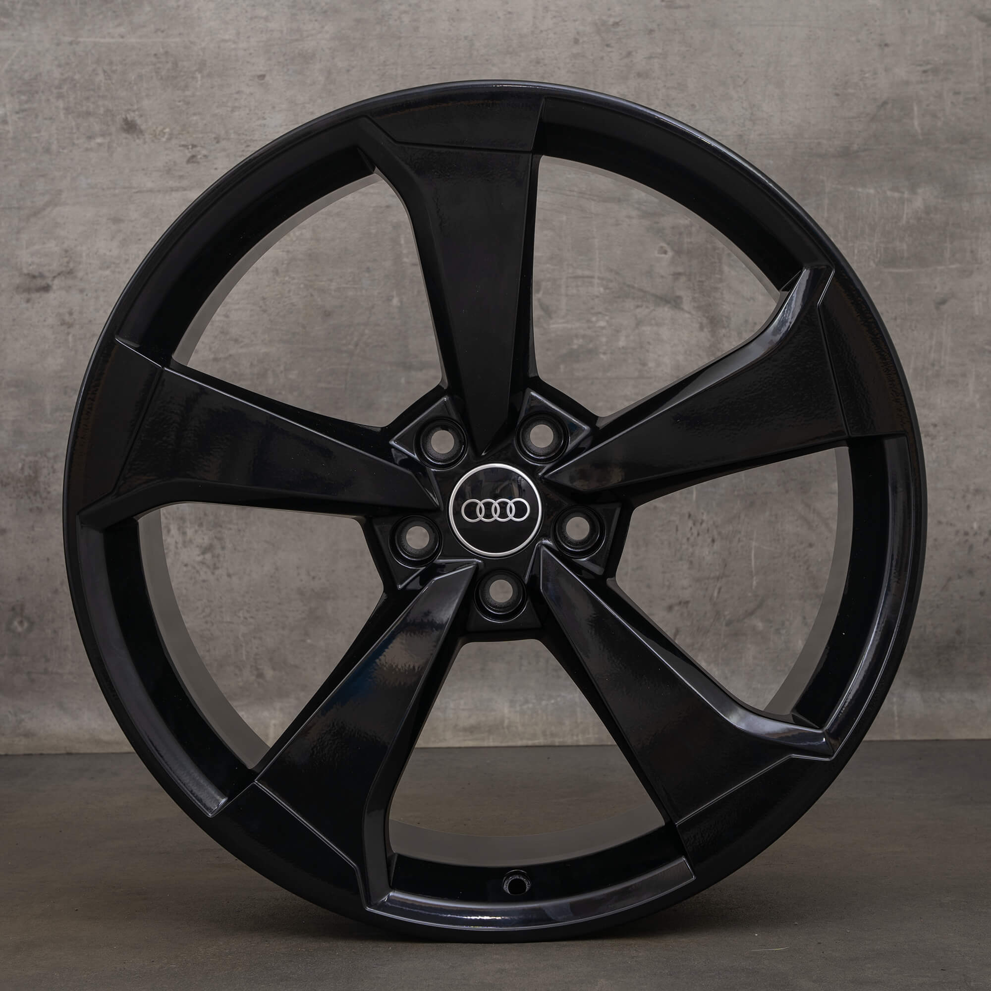 Originele Audi A5 S5 F5 8W B9 20 inch velgen 8W0601025CF rotor zwart hoogglans