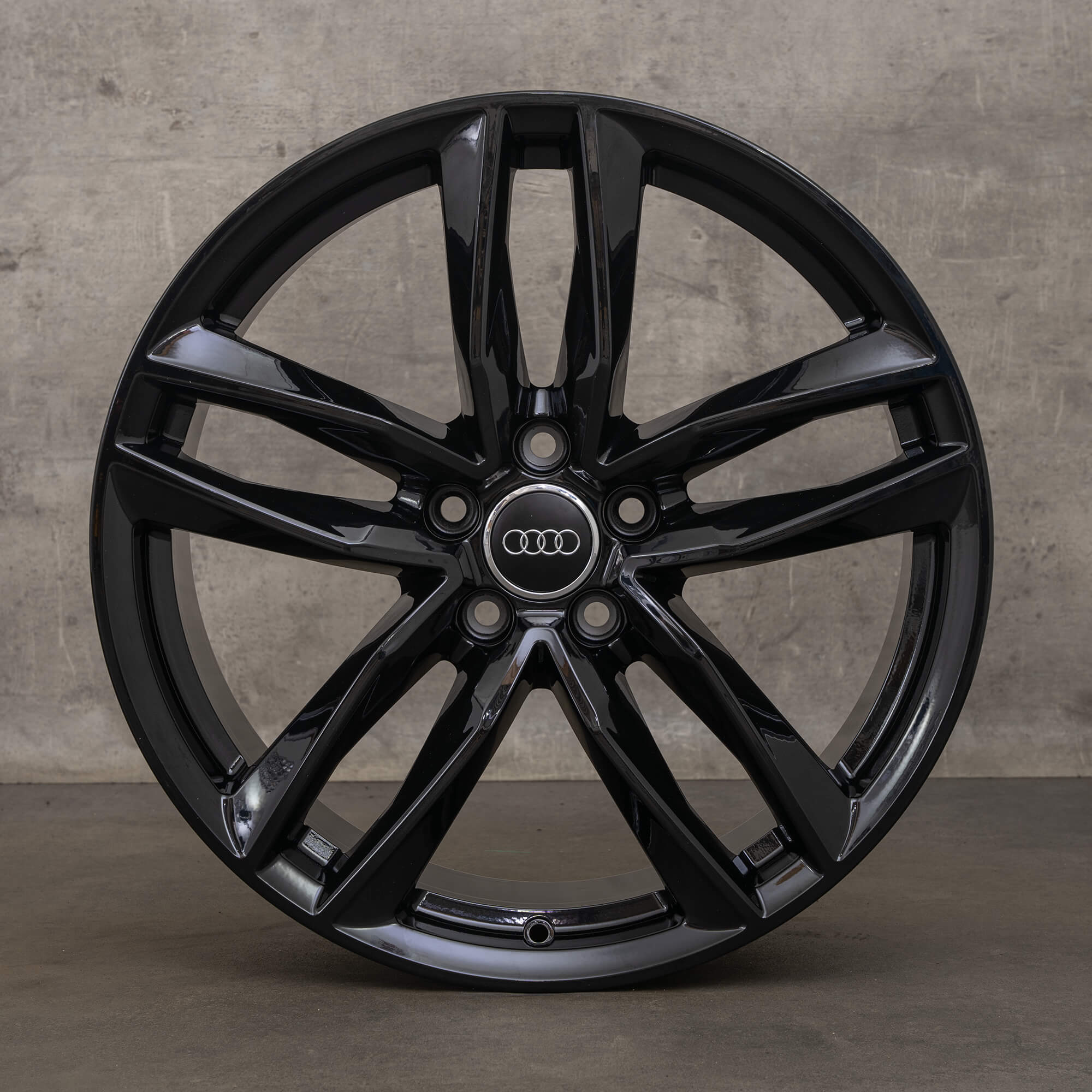 Originele Audi TT TTS TTRS 8S FV velgen 19 inch 8S0601025BG aluminium zwart gespoten