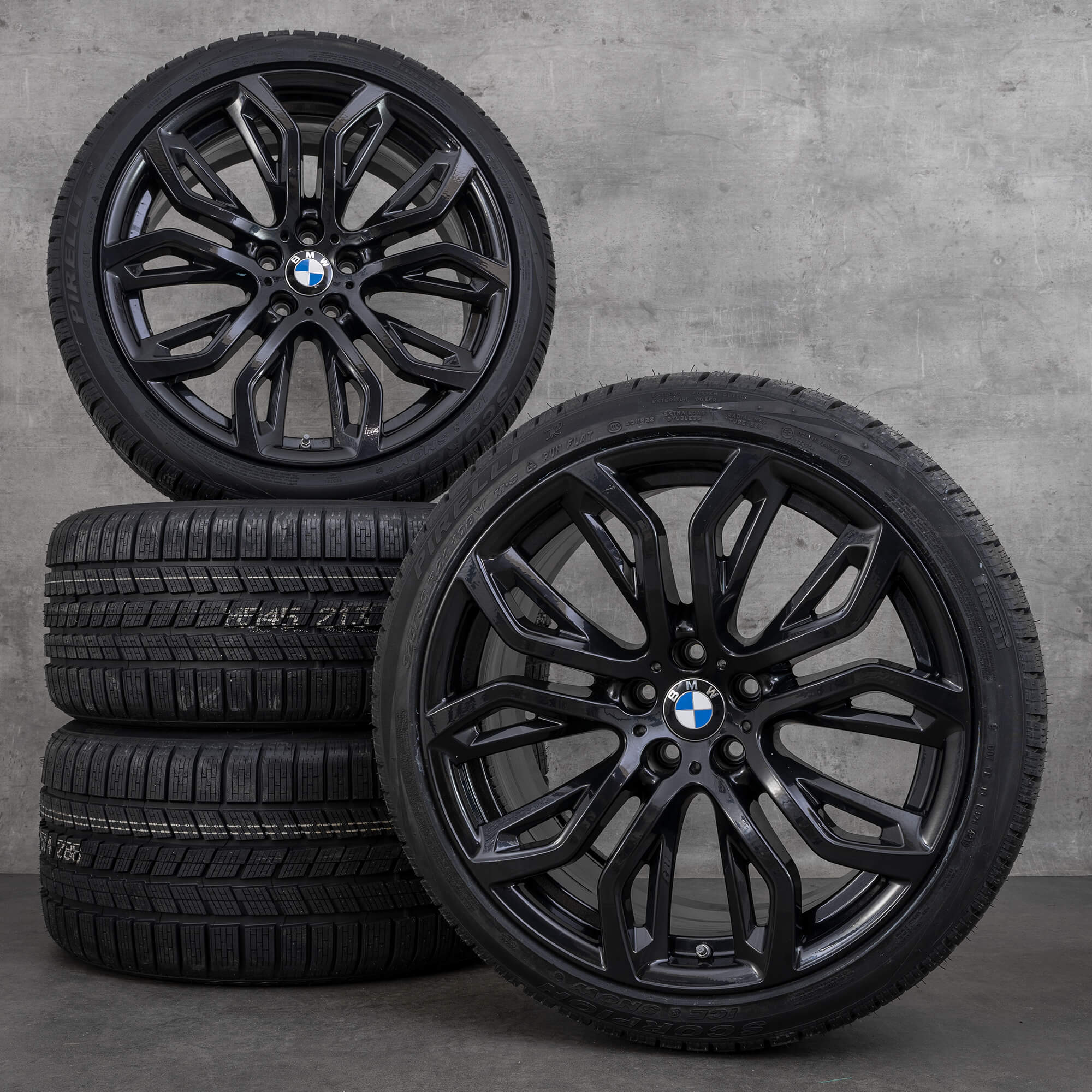 Jantes de pneus verão originais BMW X5M E70 X6M E71 21 polegadas estilo 375 M