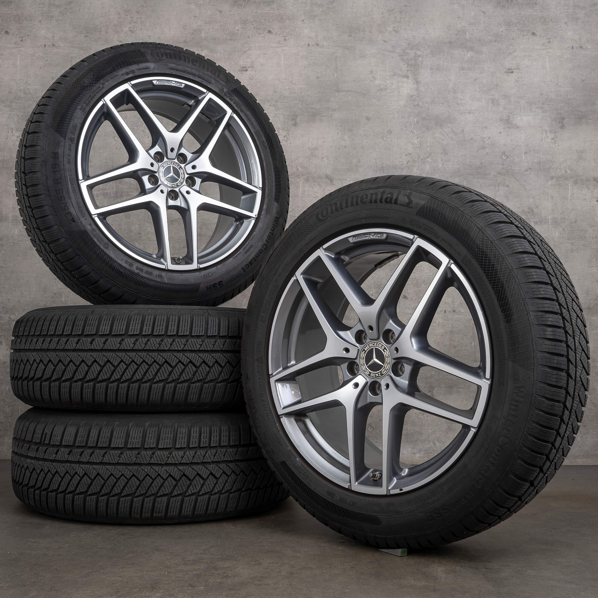 Roues hiver AMG Mercedes Benz GLC C253 X253 jantes 19 pouces pneus