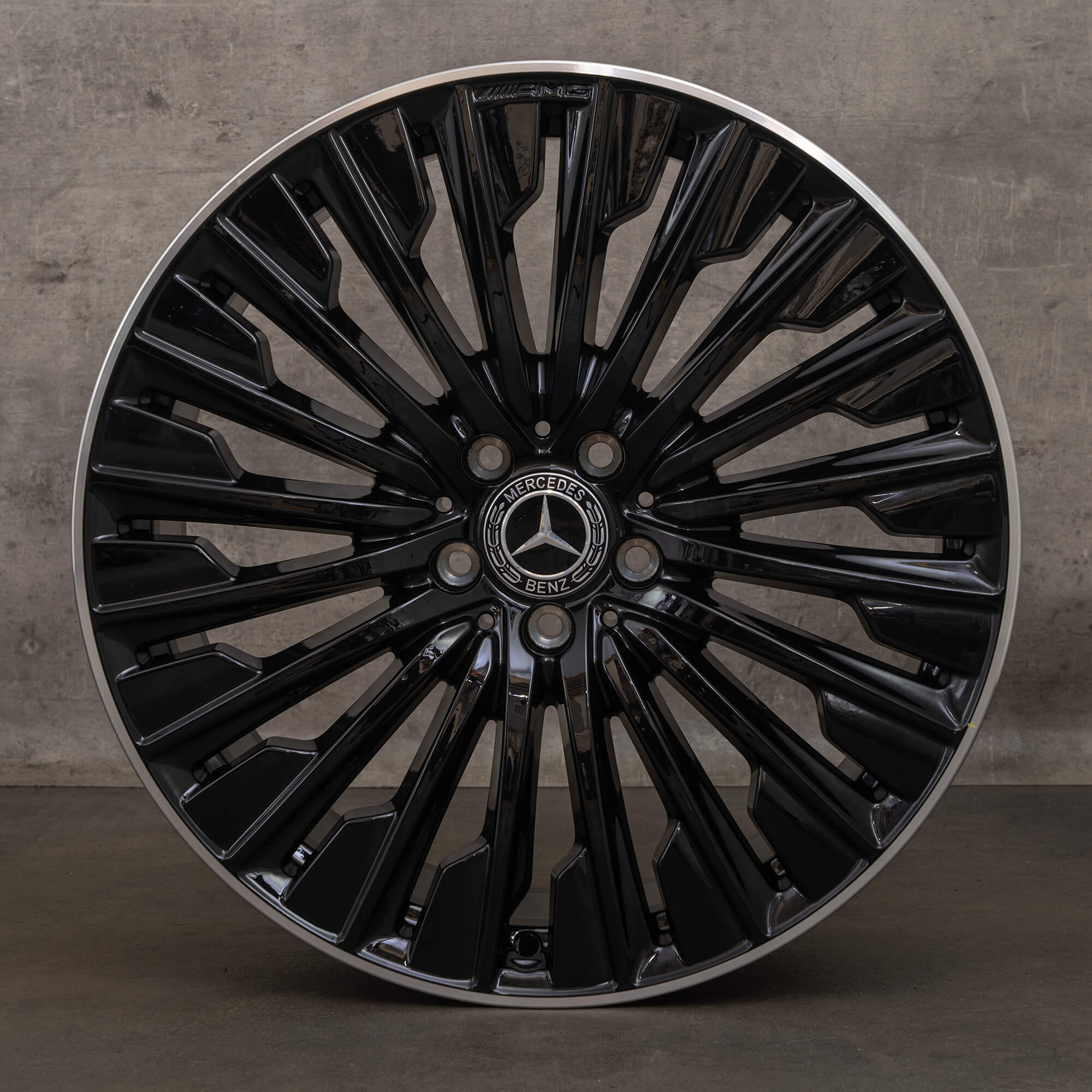 Originele Mercedes Benz E-Klasse AMG velgen 20 inch W214 S214 A2144010500 A2144010600 zwart glans NIEUW