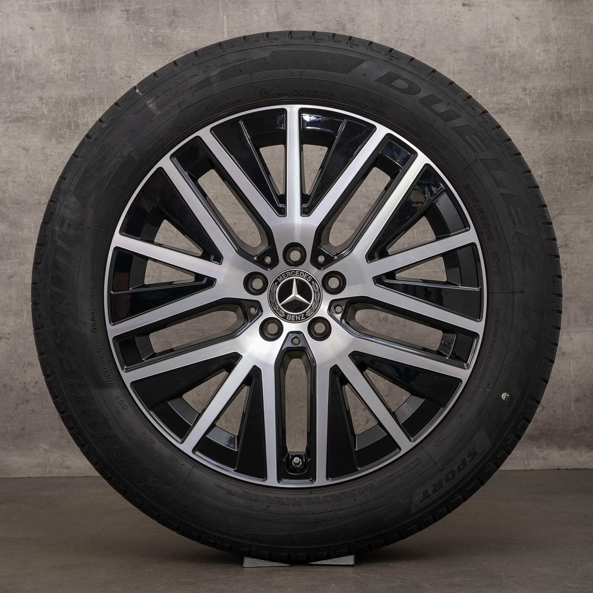 Jante anvelope de vara originale Mercedes GLC X253 C253 19 inch A2534014900