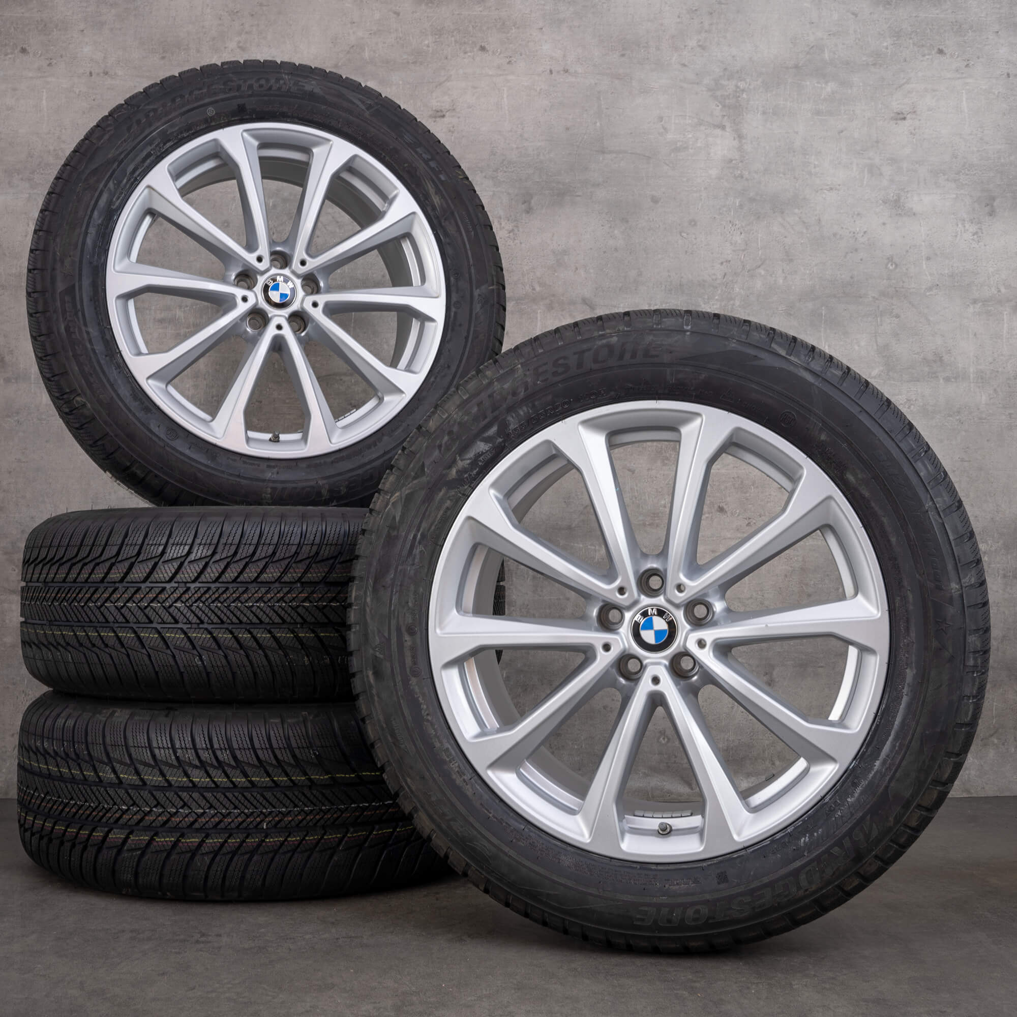BMW 20 tums fälgar X7 G07 alloy styling 750 vinterdäck vinterhjul 6880688