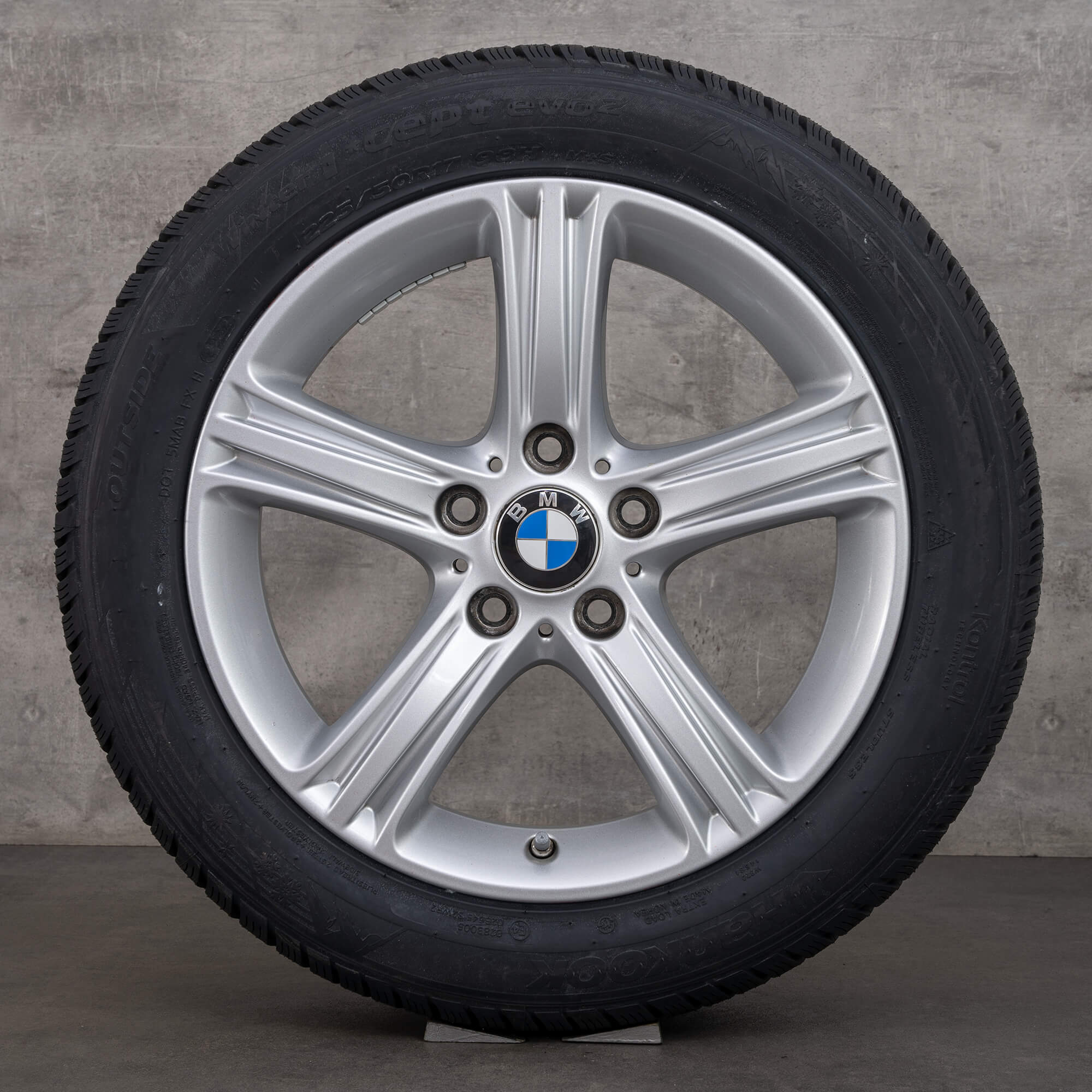 BMW 3er F30 F31 4er F32 F33 roues d'hiver style 393 jantes 17 pouces pneus
