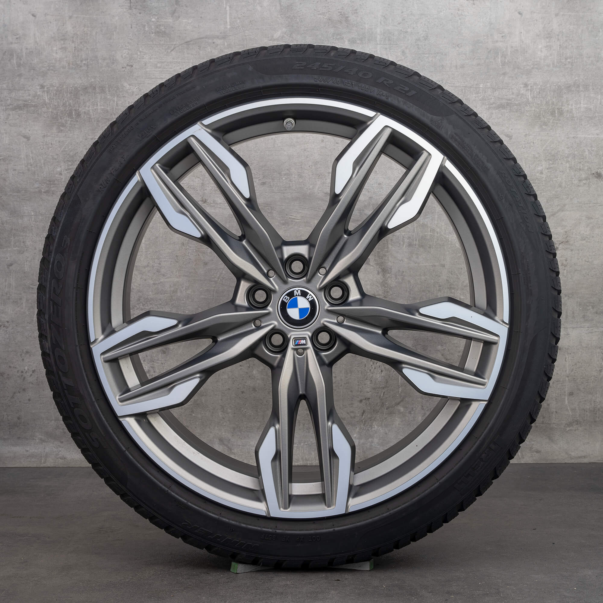 BMW 21 tums fälgar X3 G01 X4 G02 styling M718 alloyfälgar vinterhjul