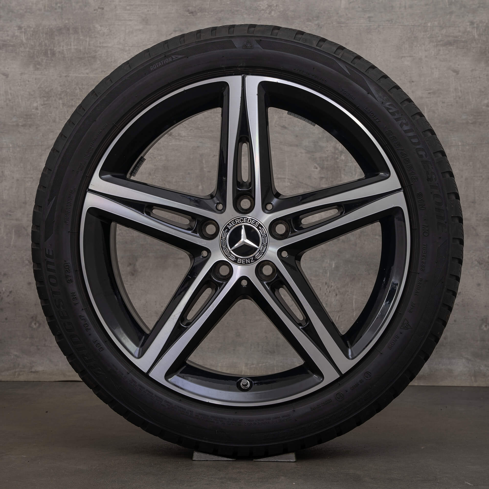 OEM Mercedes Benz AB Class CLA AMG winter wheels 18 inch W177 W247 W118 rims A1774010700