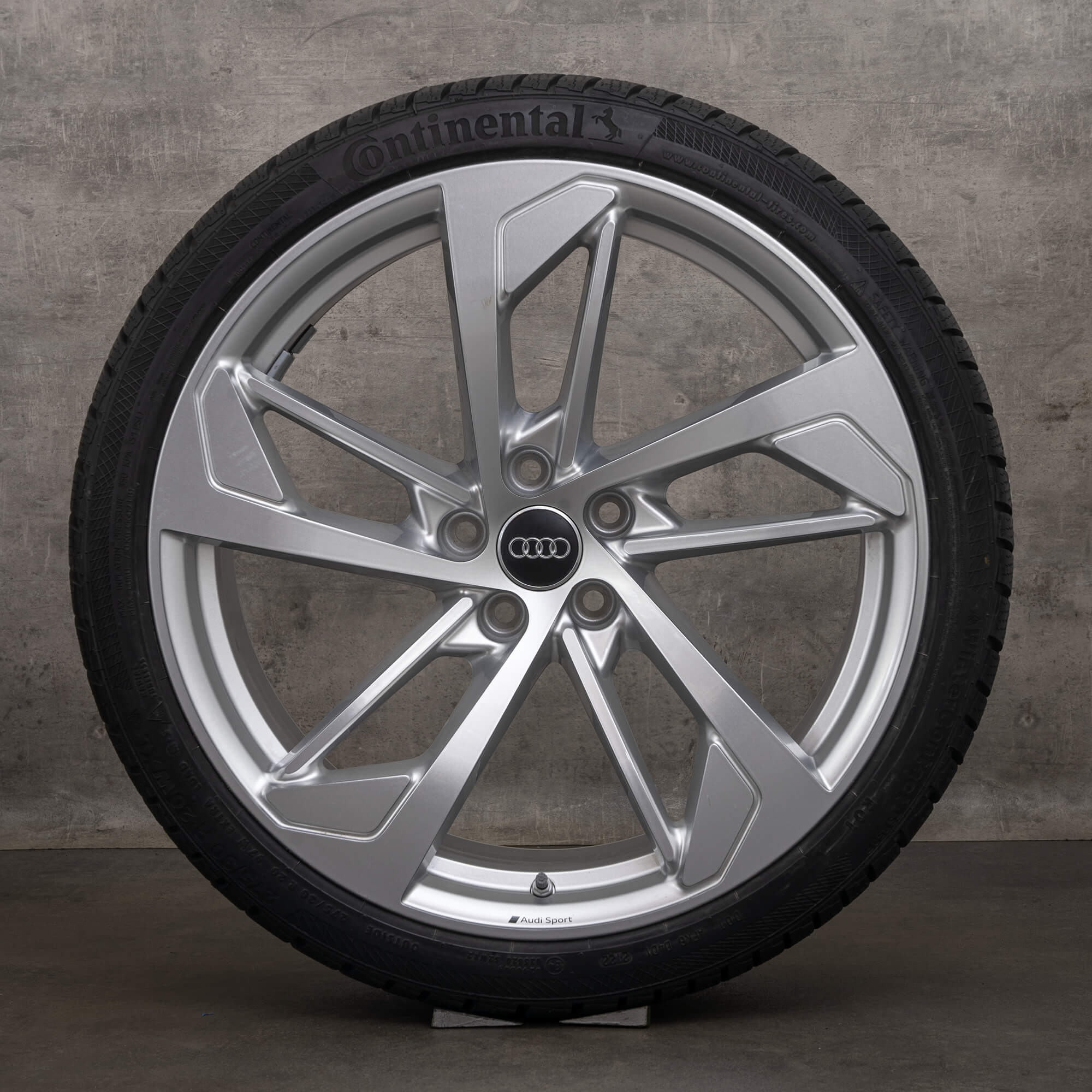 Llantas de invierno originales Audi RS4 RS5 20 pulgadas B9 8W F5 llantas trapezoidales 8W0601025CN plata