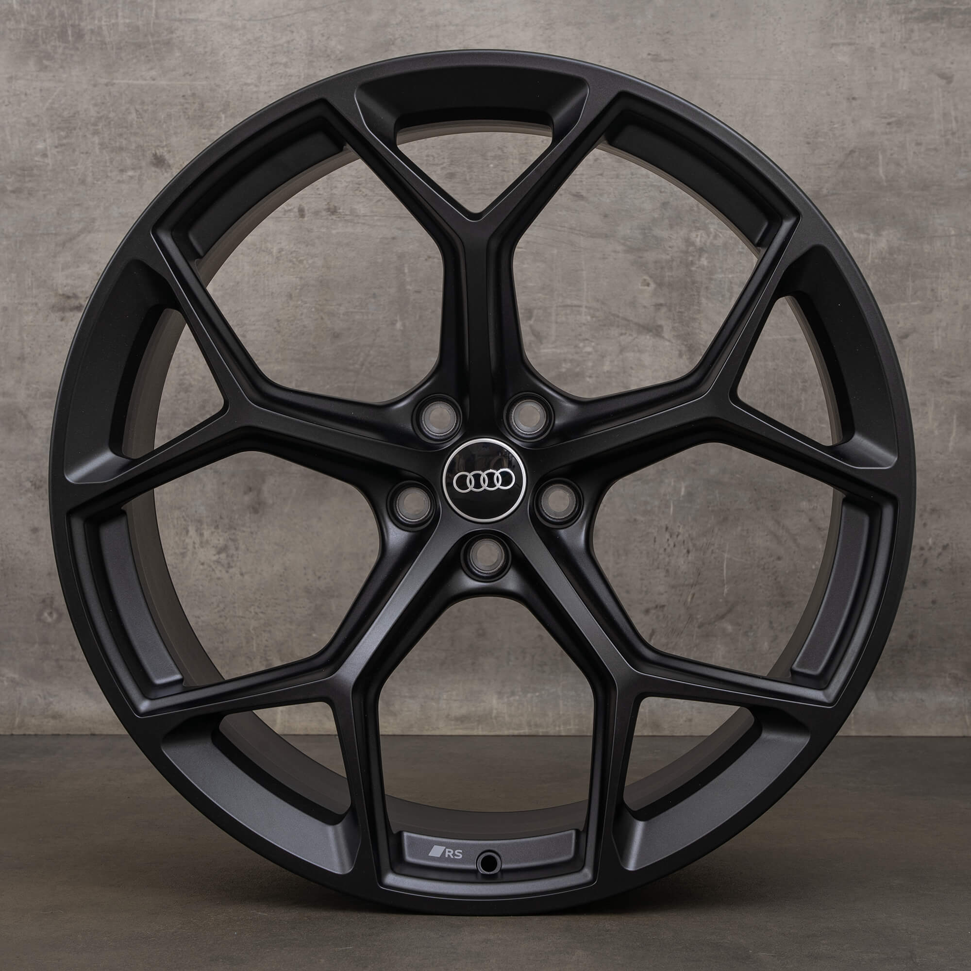 Originele Audi RS6 RS7 velgen 22 inch 4K C8 Performance 4K0601025CQ zwart mat NIEUW