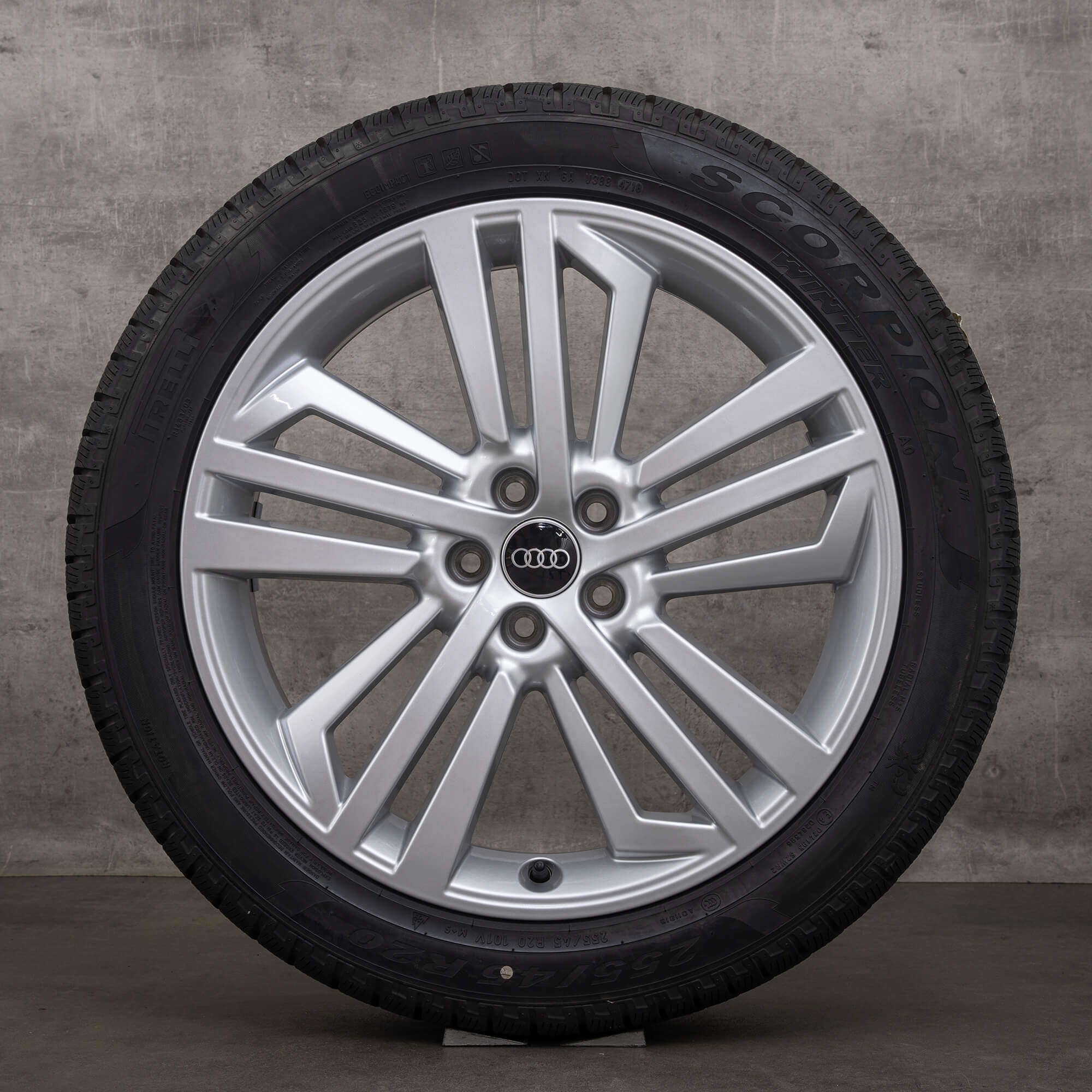 OEM Audi Q5 SQ5 rims 20 inch FY winter wheels 80A601025L silver tires