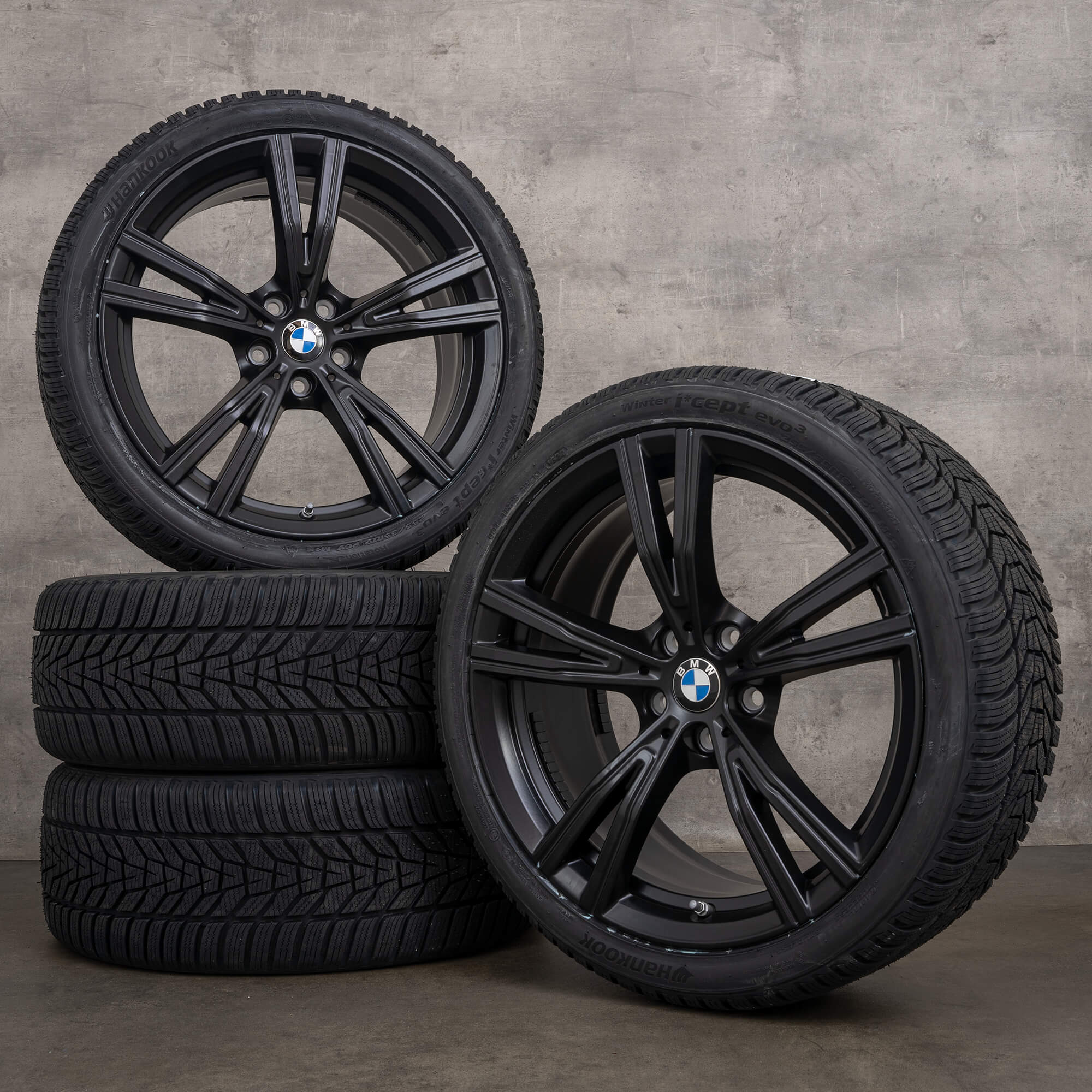 BMW řady 3 G20 G21 Řada 4 G22 G23 zimni pneumatiky alu kola 19 palcové ráfky styl